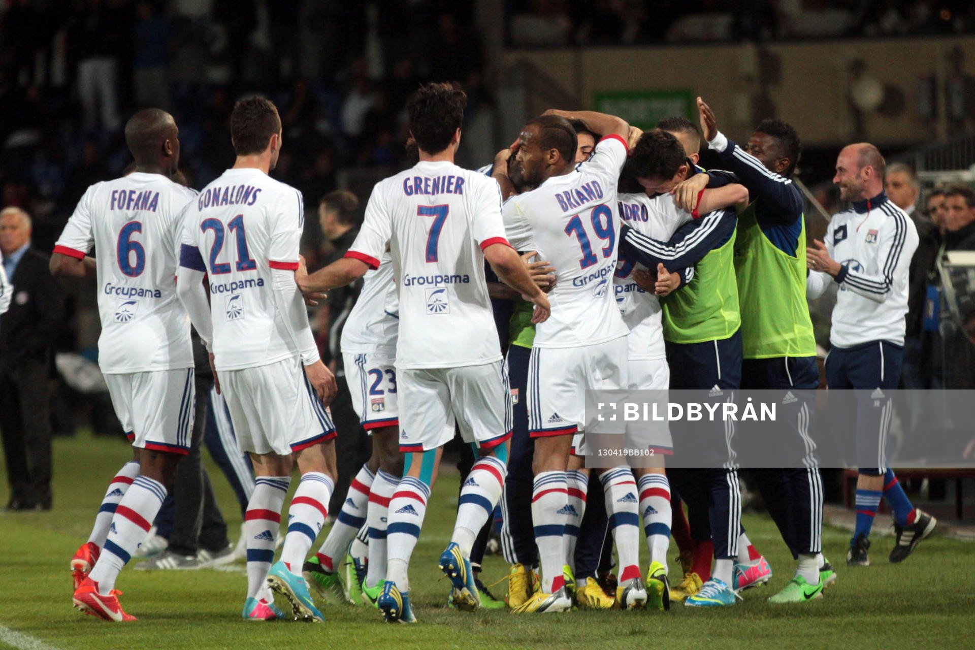 joie LYON - 19.04.2013 - Montpellier / Lyon - 33eme journee