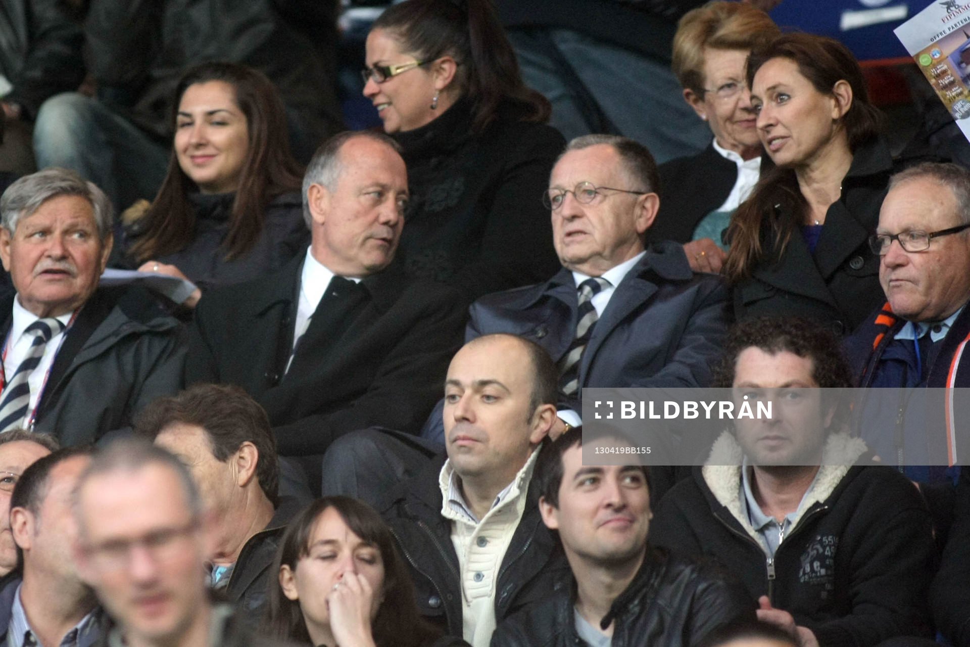 Bernard LACOMBE / Jean Michel AULAS - 19.04.2013 -