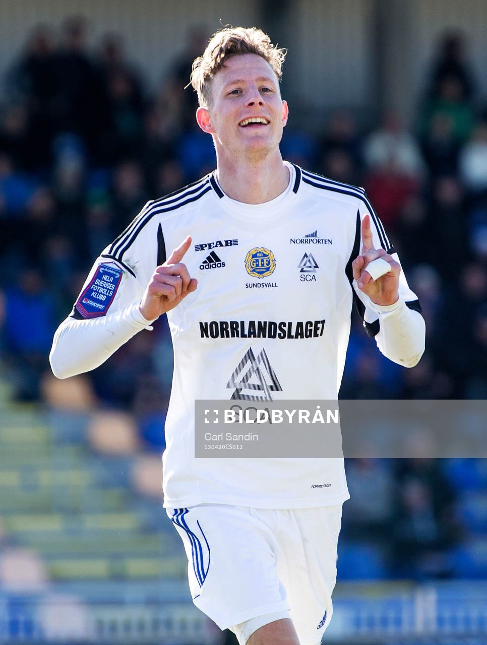 Johan Eklund, Sundsvall, jublar