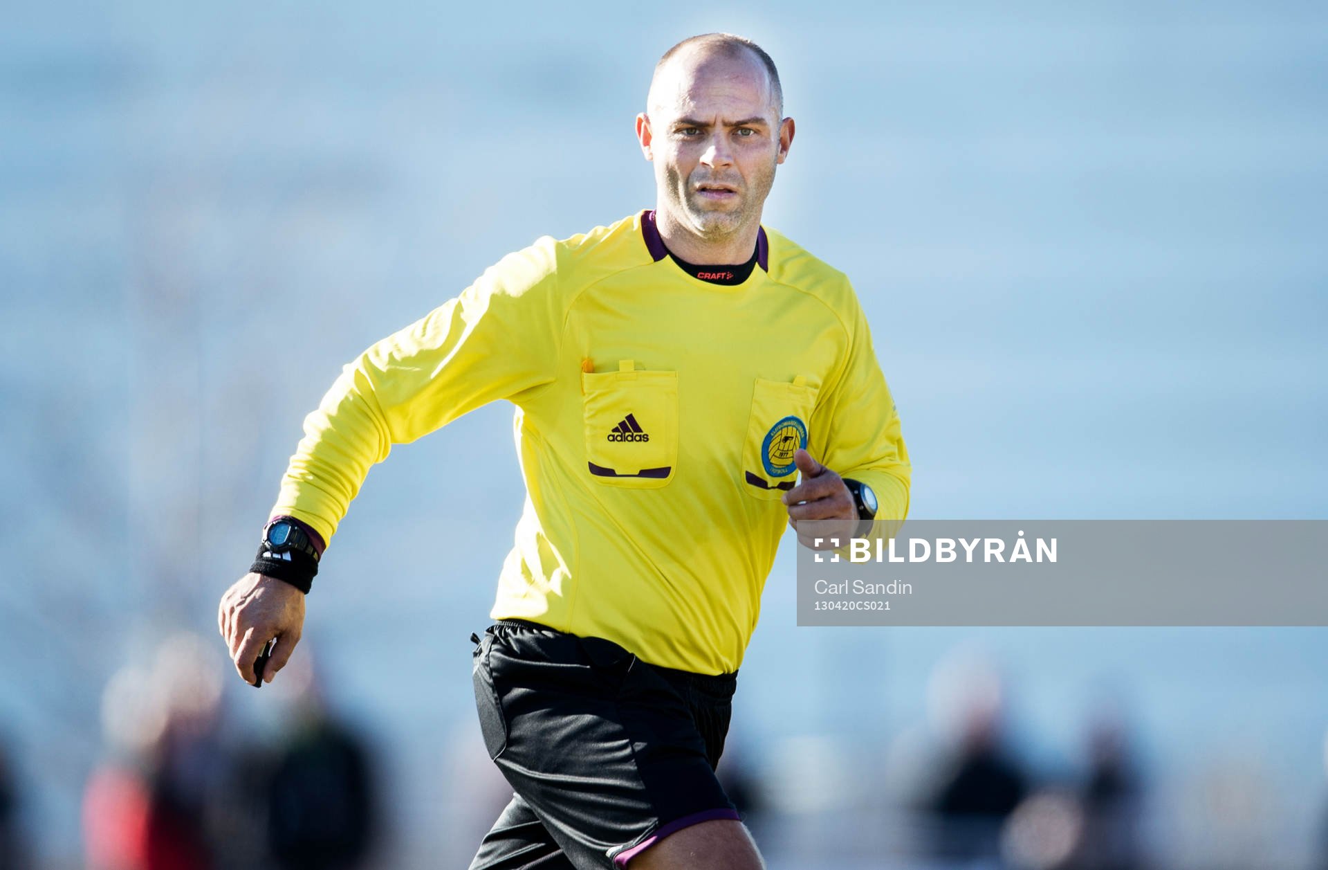 Fotboll, Superettan, Varberg - Sundsvall: Robert Daradic, domare från Helsingborg.