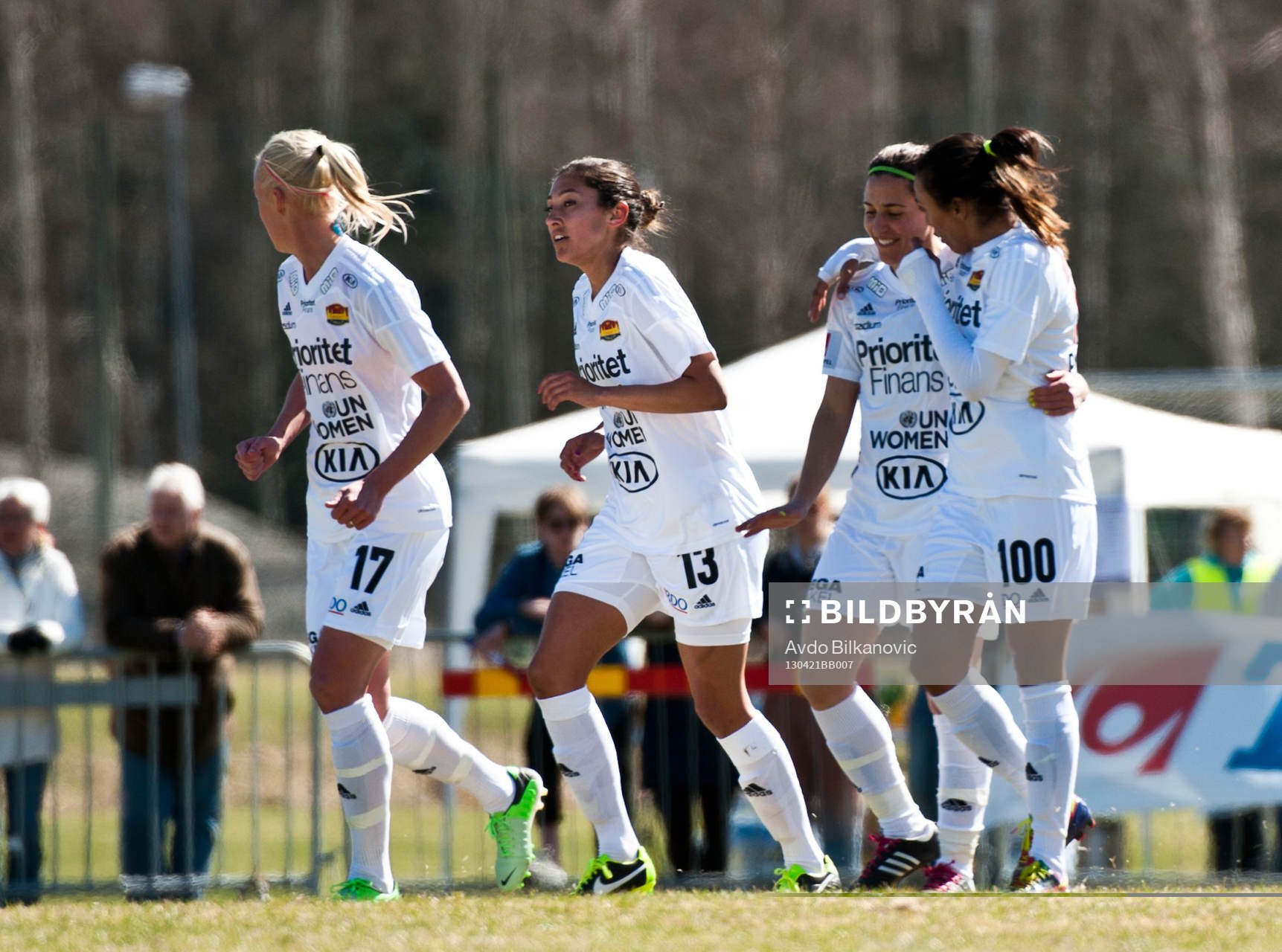 Caroline Seger, MArta Viera da Silva, jubel, Tyresö