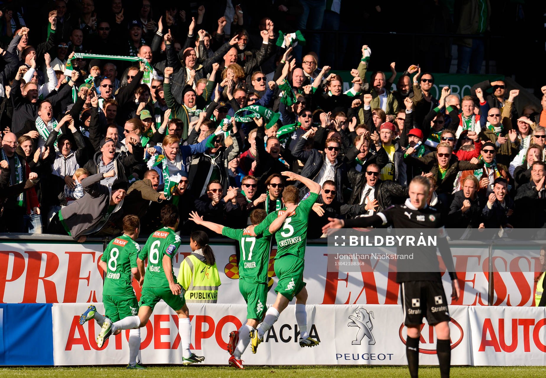 Billy Schuler (#17), Hammarby, jublar