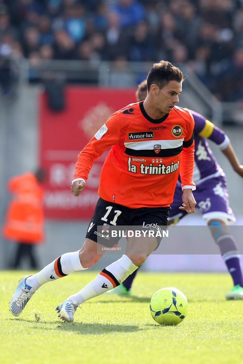  Fotboll, Franska ligan, Toulouse FC - FC Lorient: Jeremie Aliadiere - 21.04.2013 - Toulouse / Lorient - 33 eme journee de Ligue 1