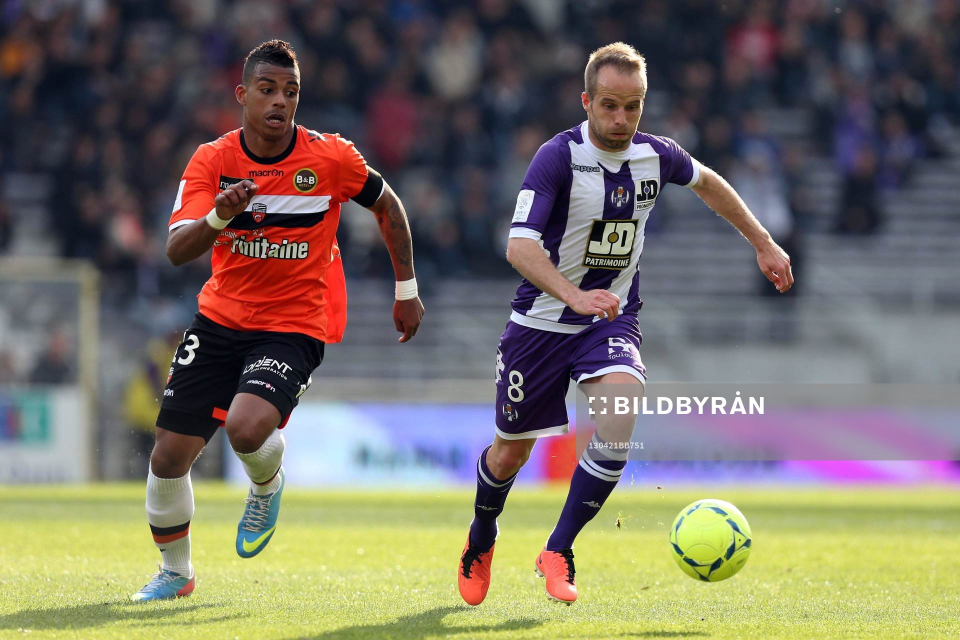  Fotboll, Franska ligan, Toulouse FC - FC Lorient: Etienne Didot - 21.04.2013 - Toulouse / Lorient - 33 eme journee de Ligue 1