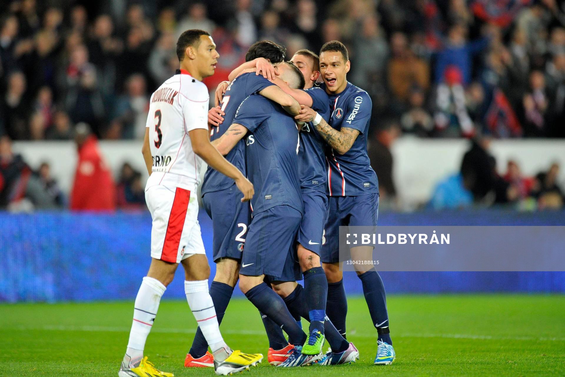 Joie du PSG - Jeremy MENEZ - 21.04.2013 - Paris Saint