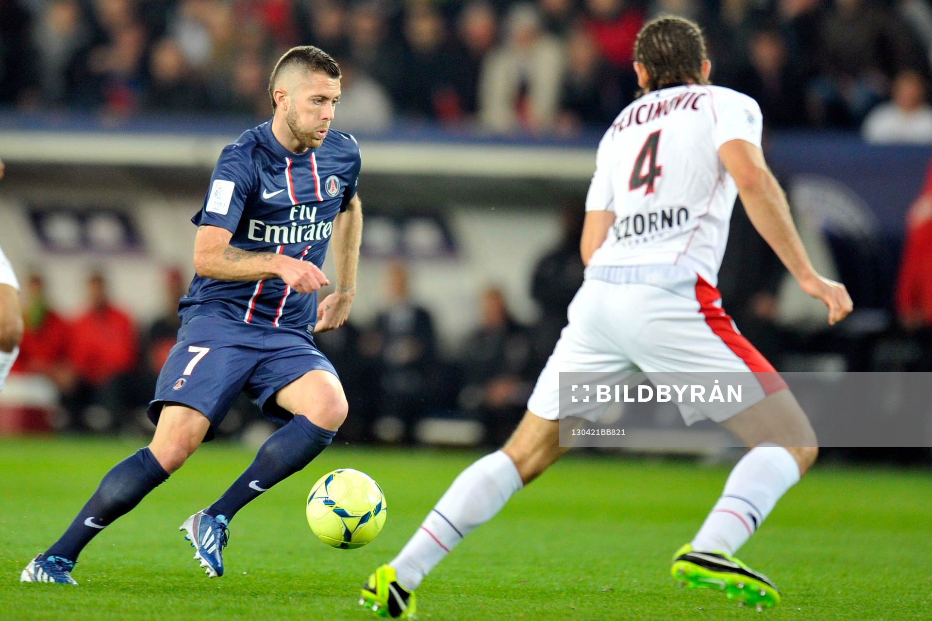 Jeremy MENEZ - 21.04.2013 - Paris Saint Germain / Nice -