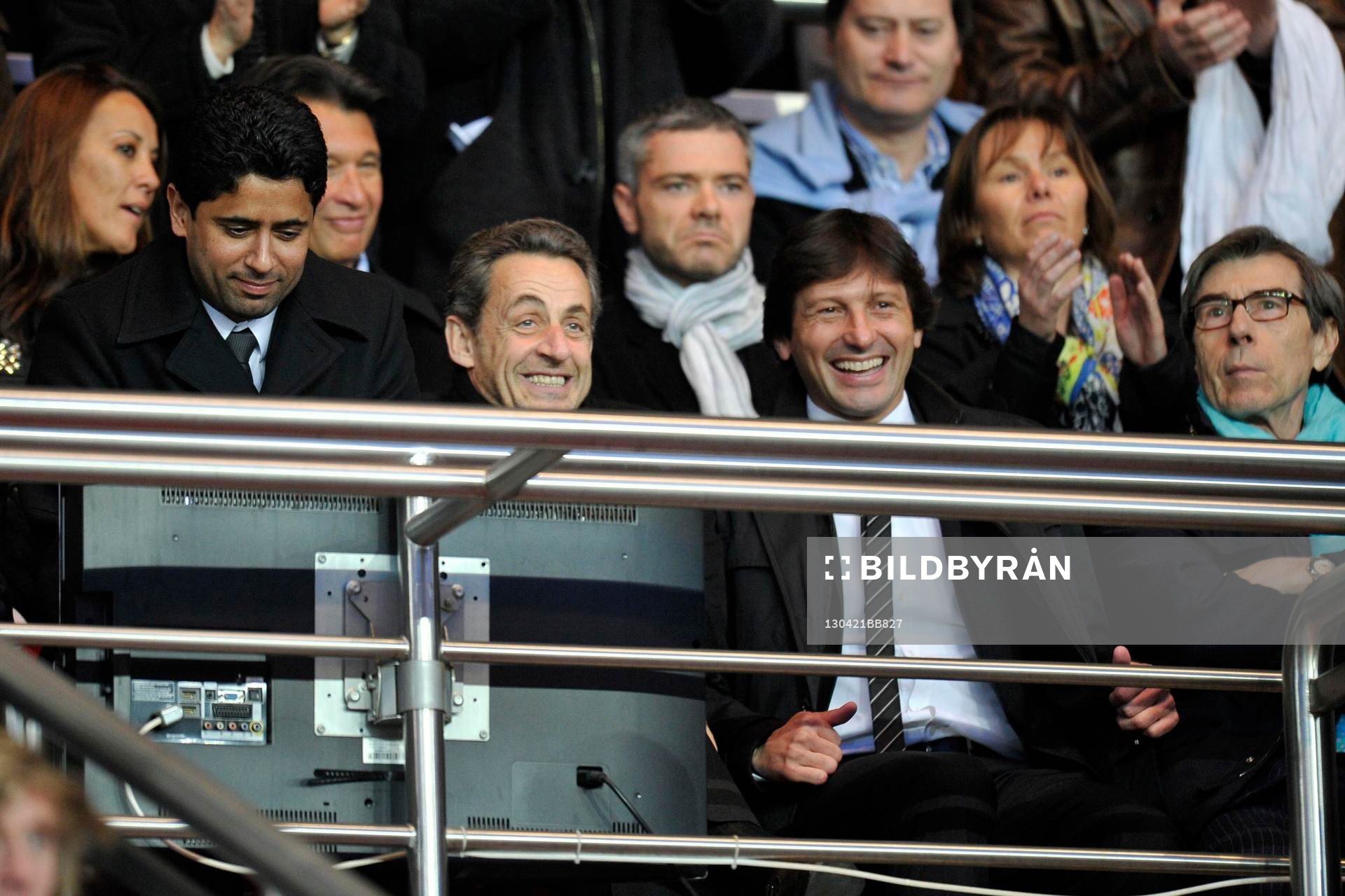 Nasser AL KHELAIFI / Nicolas SARKOZY / LEONARDO -