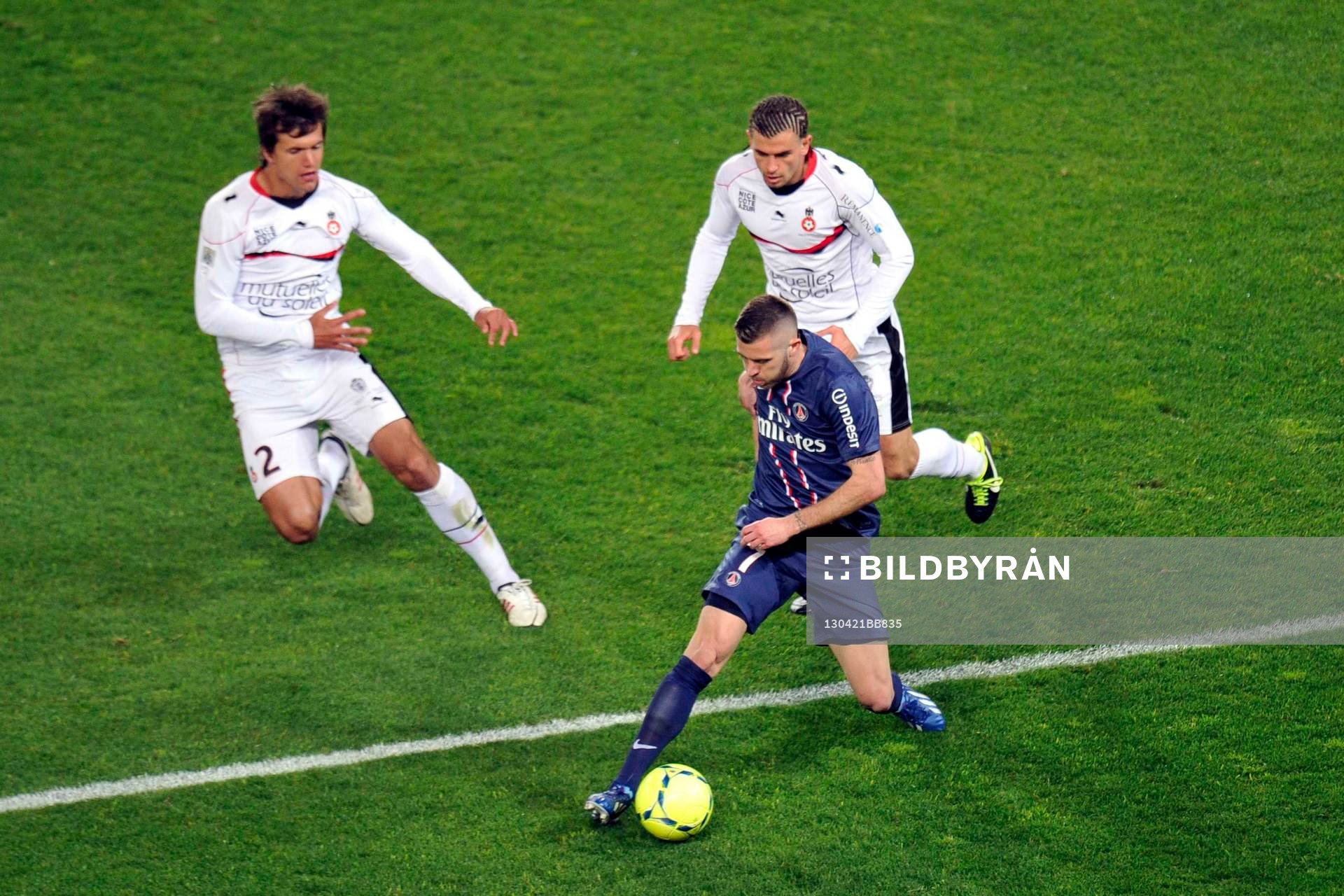 Jeremy MENEZ - 21.04.2013 - Paris Saint Germain / Nice -