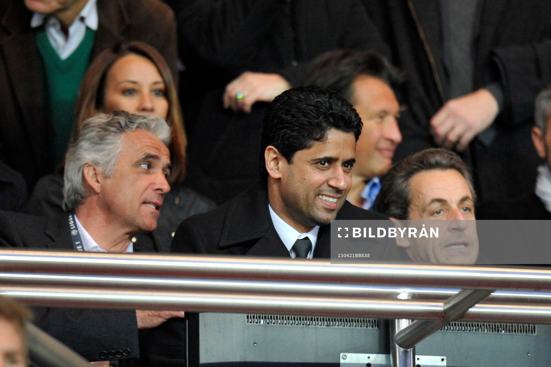 Jean Pierre RIVERE / Nasser AL KHELAIFI / Nicolas SARKOZY -