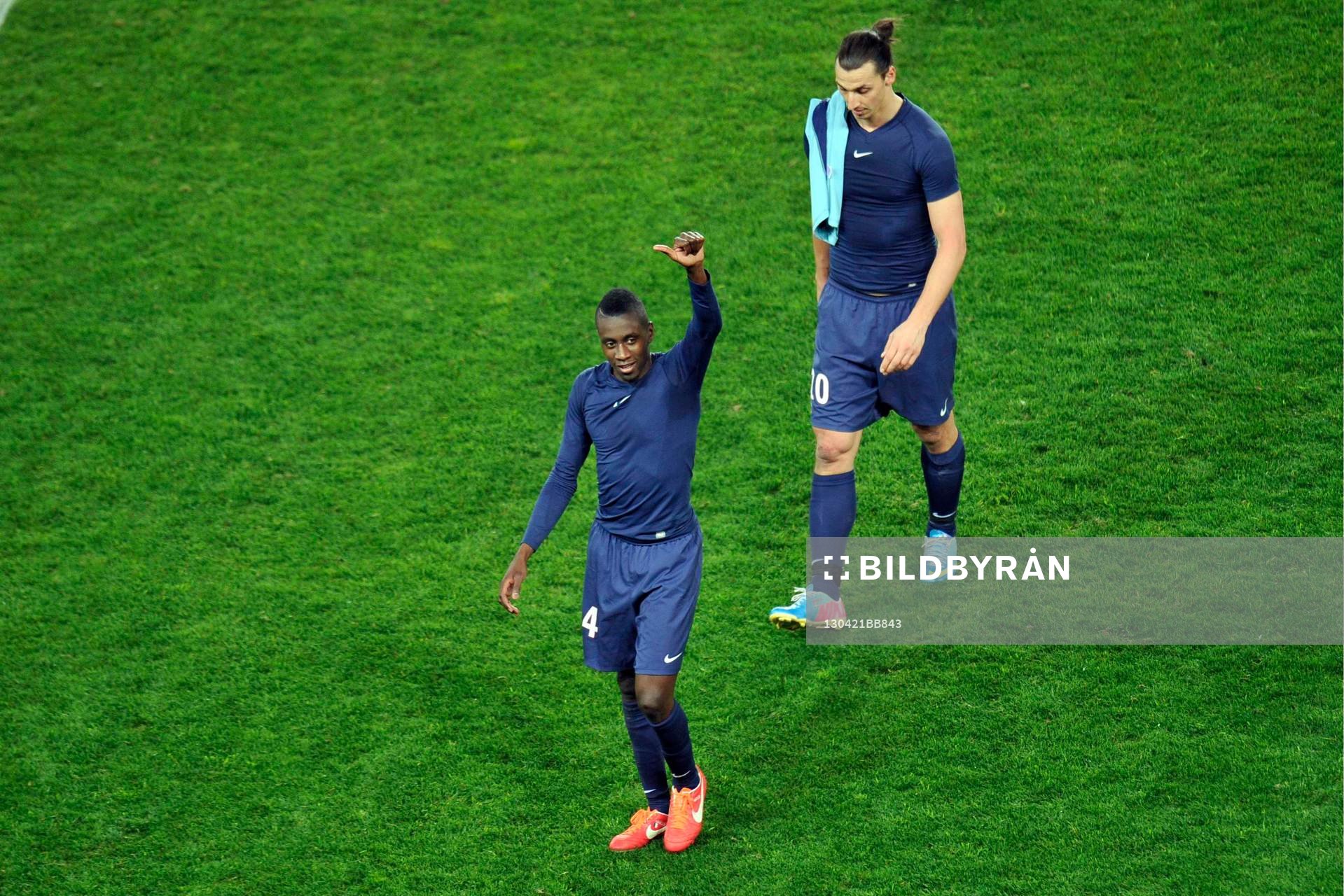 Blaise MATUIDI / Zlatan IBRAHIMOVIC - 21.04.2013 - Paris