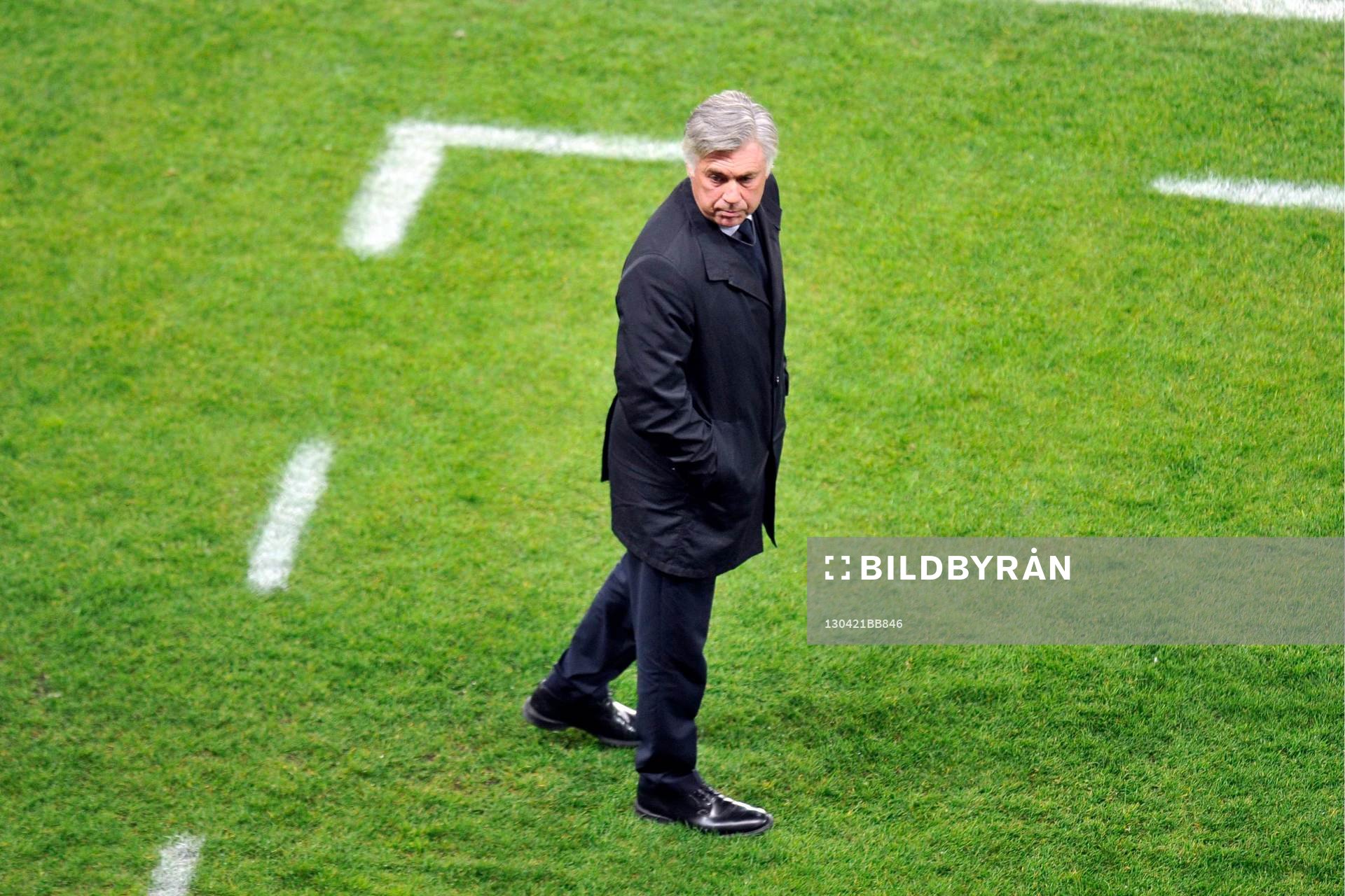 Carlo ANCELOTTI - 21.04.2013 - Paris Saint Germain / Nice -