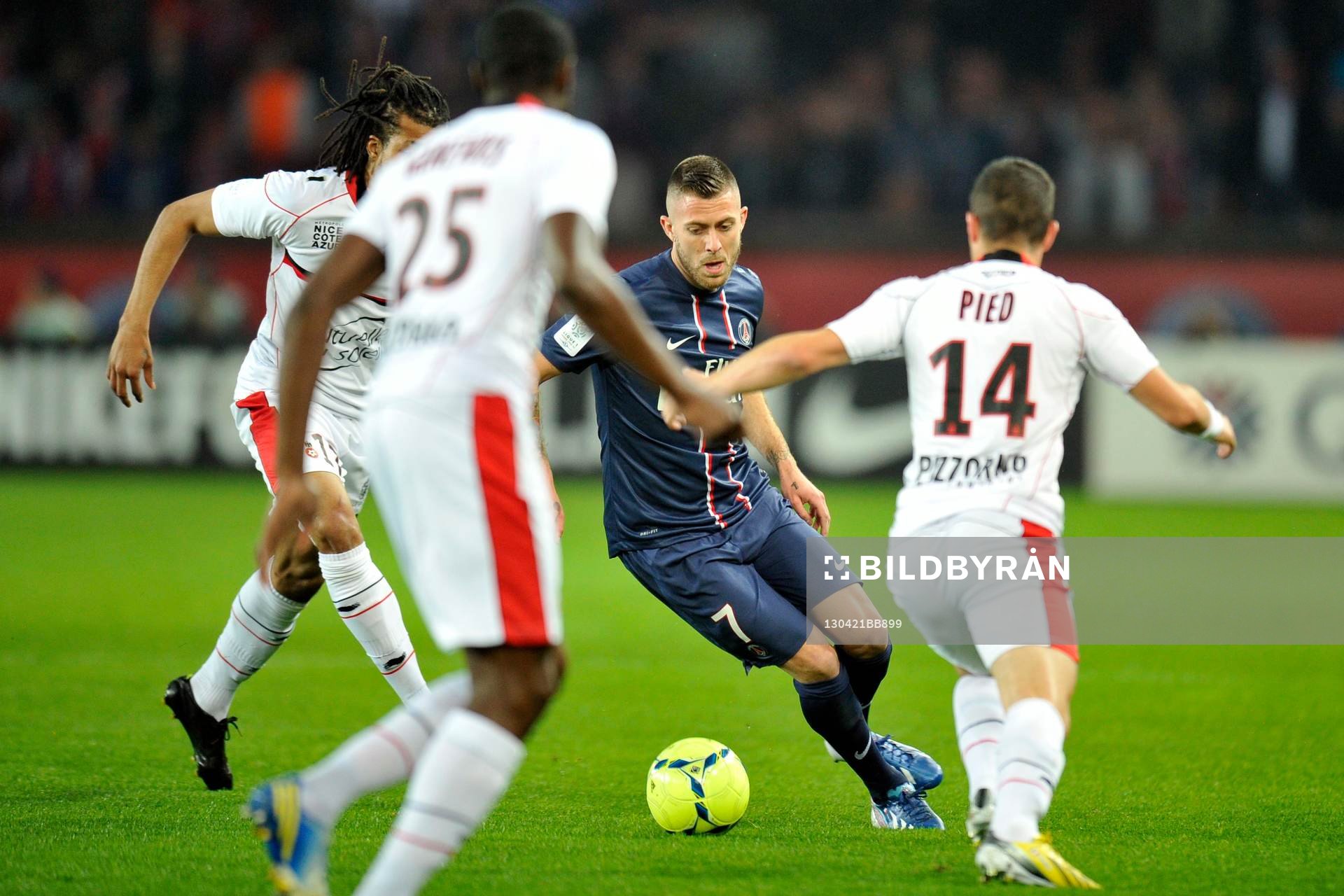 Jeremy MENEZ - 21.04.2013 - Paris Saint Germain / Nice -