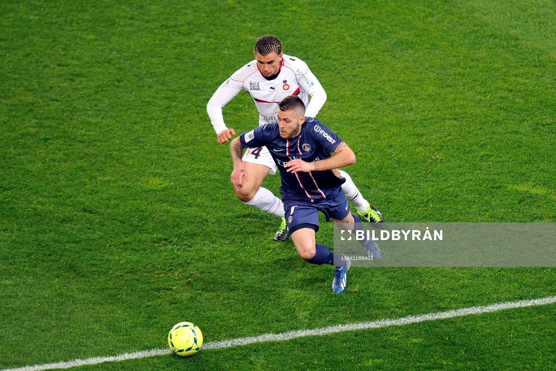 Jeremy MENEZ / Nemanja PEJCINOVIC - 21.04.2013 - Paris