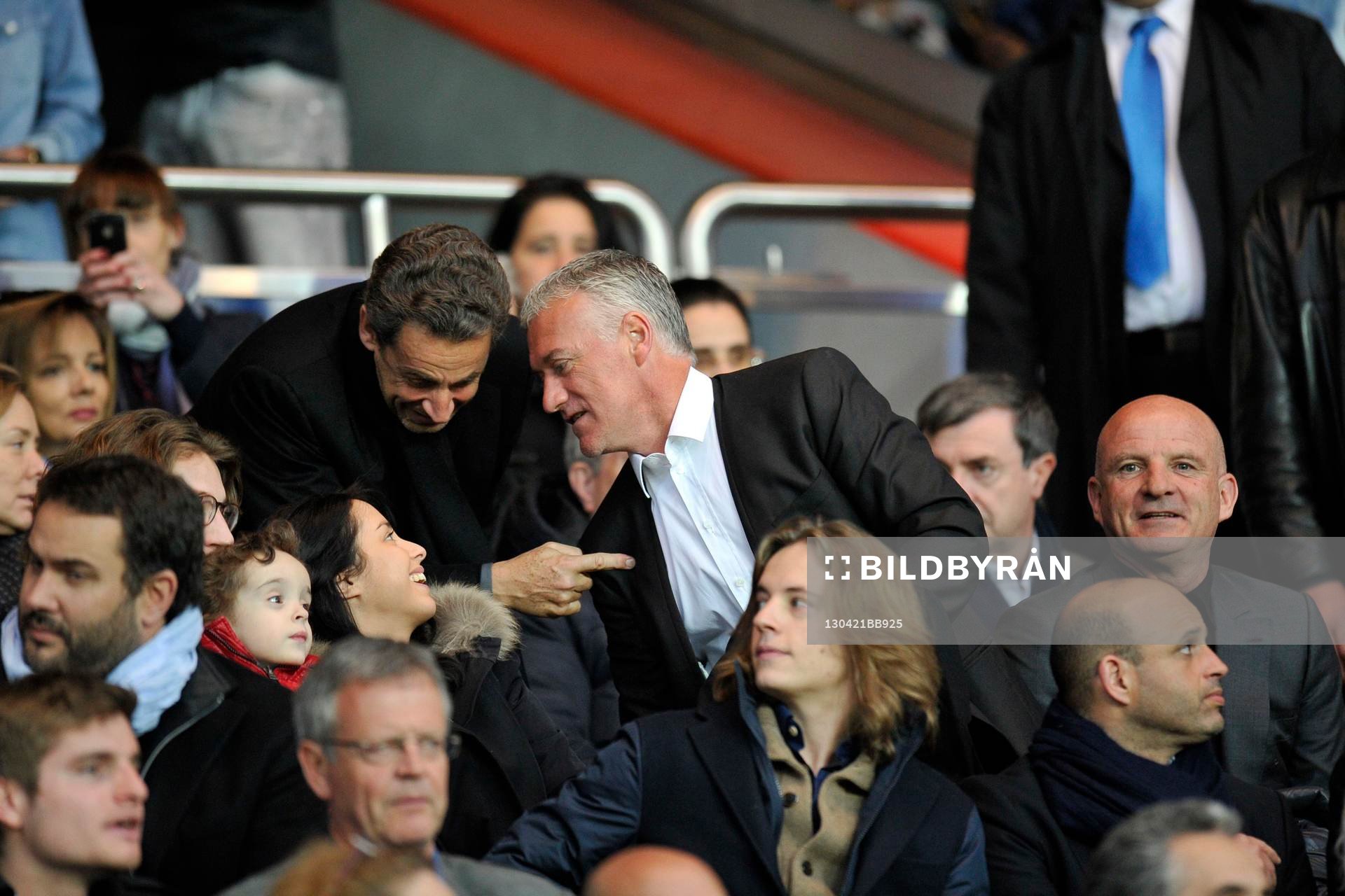 Nicolas SARKOZY / Didier DESCHAMPS - 21.04.2013 - Paris