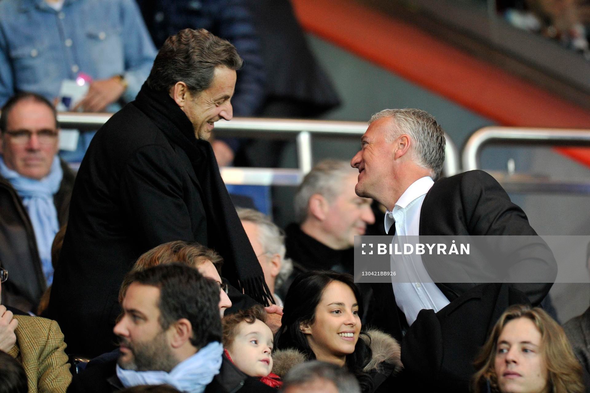 Nicolas SARKOZY / Didier DESCHAMPS - 21.04.2013 - Paris