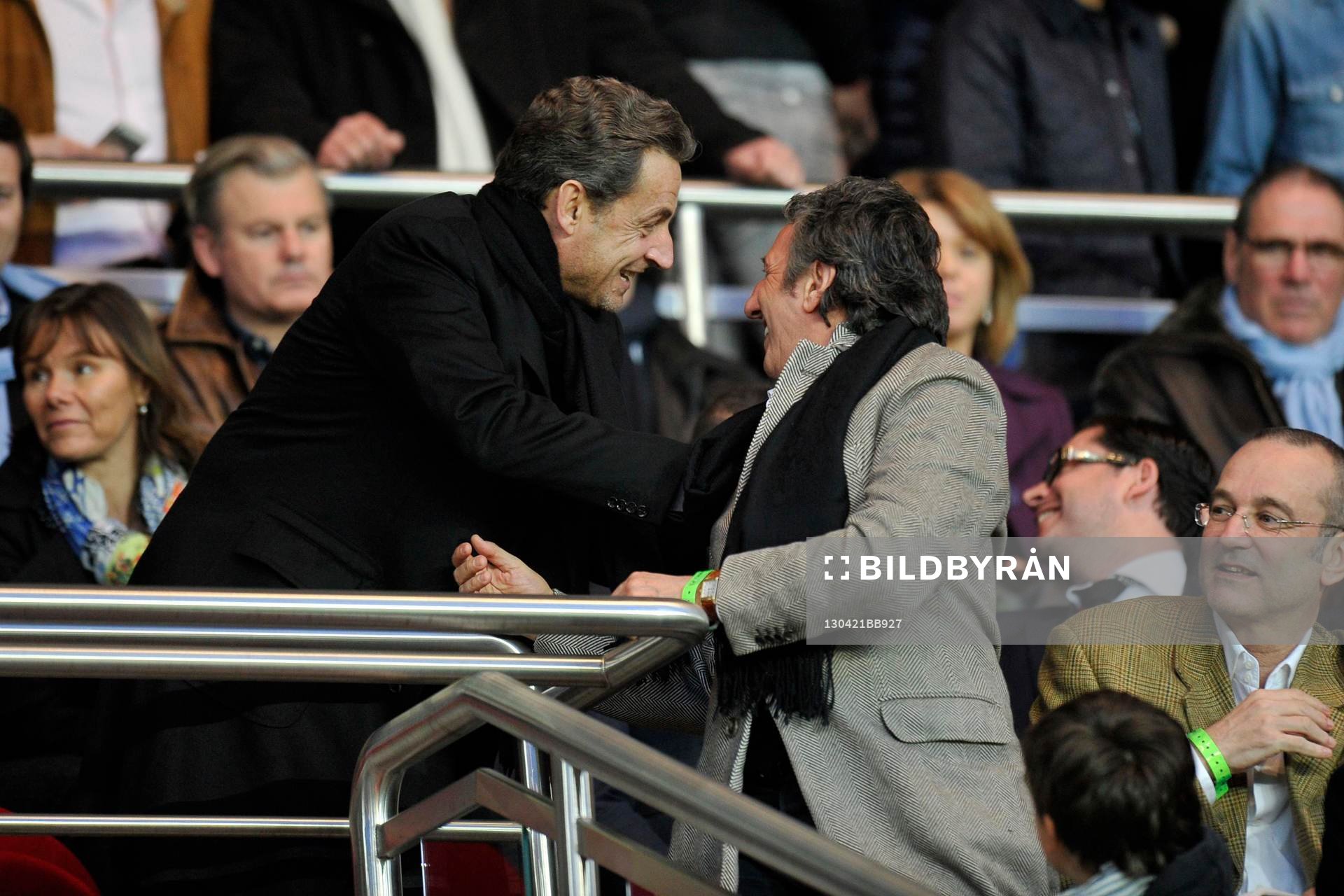 Nicolas SARKOZY / Richard Anconina - 21.04.2013 - Paris