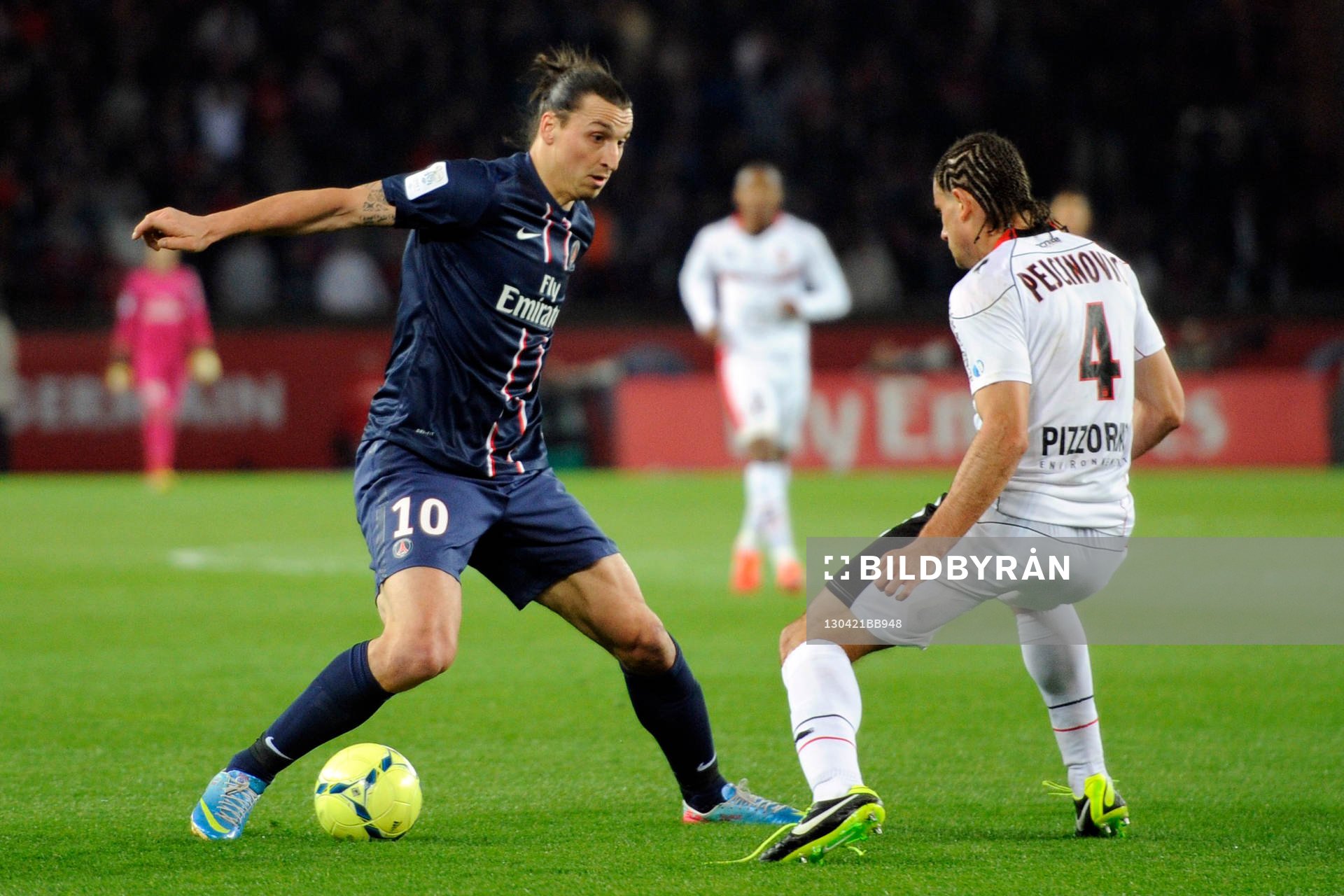  Fotboll, Franska ligan, PSG - Nice: Zlatan IBRAHIMOVIC - 21.04.2013 - Paris Saint Germain / Nice - 33e journee de Ligue1