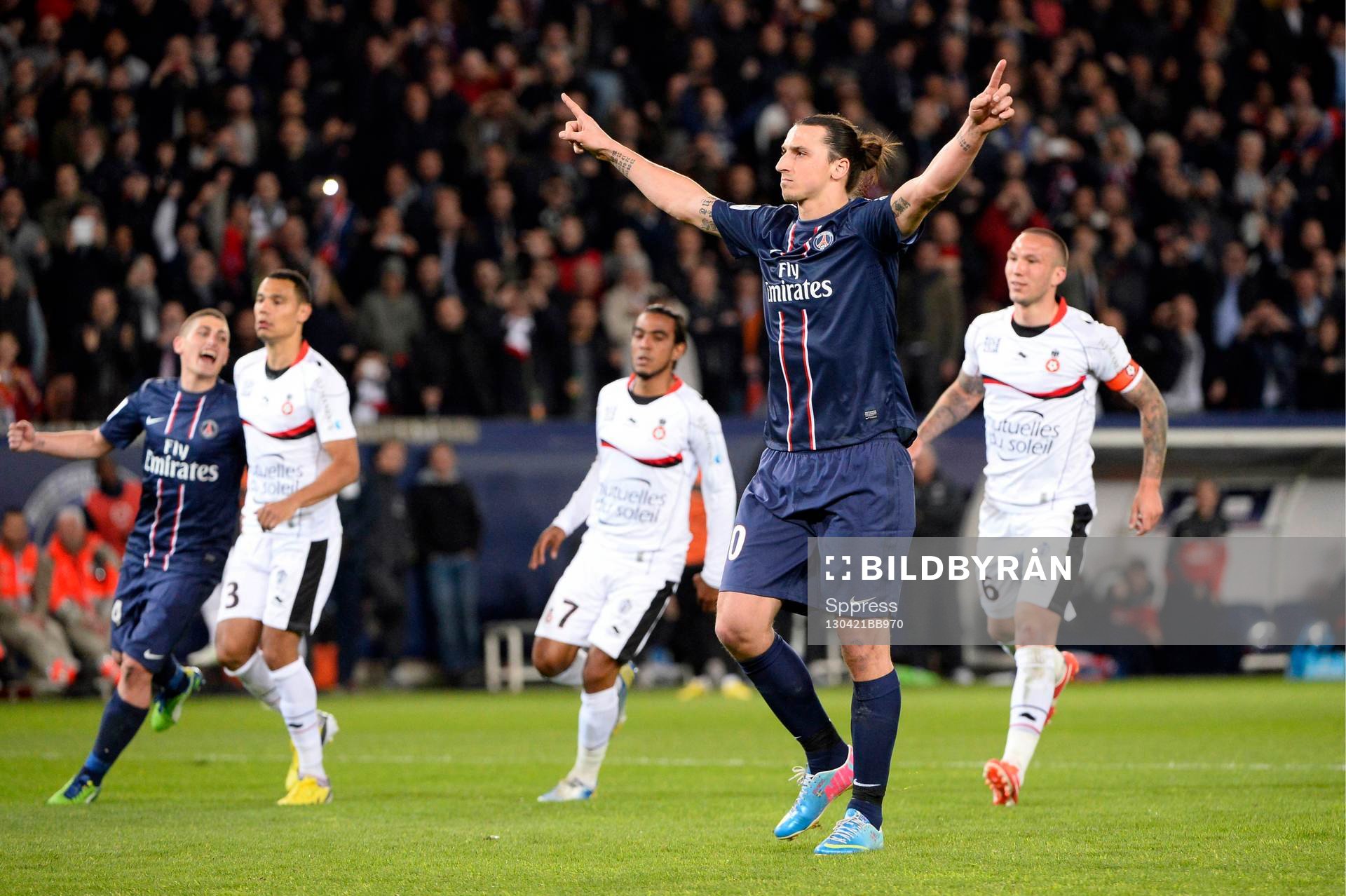 Marco VERRATTI / Zlatan IBRAHIMOVIC - 21.04.2013 - Paris
