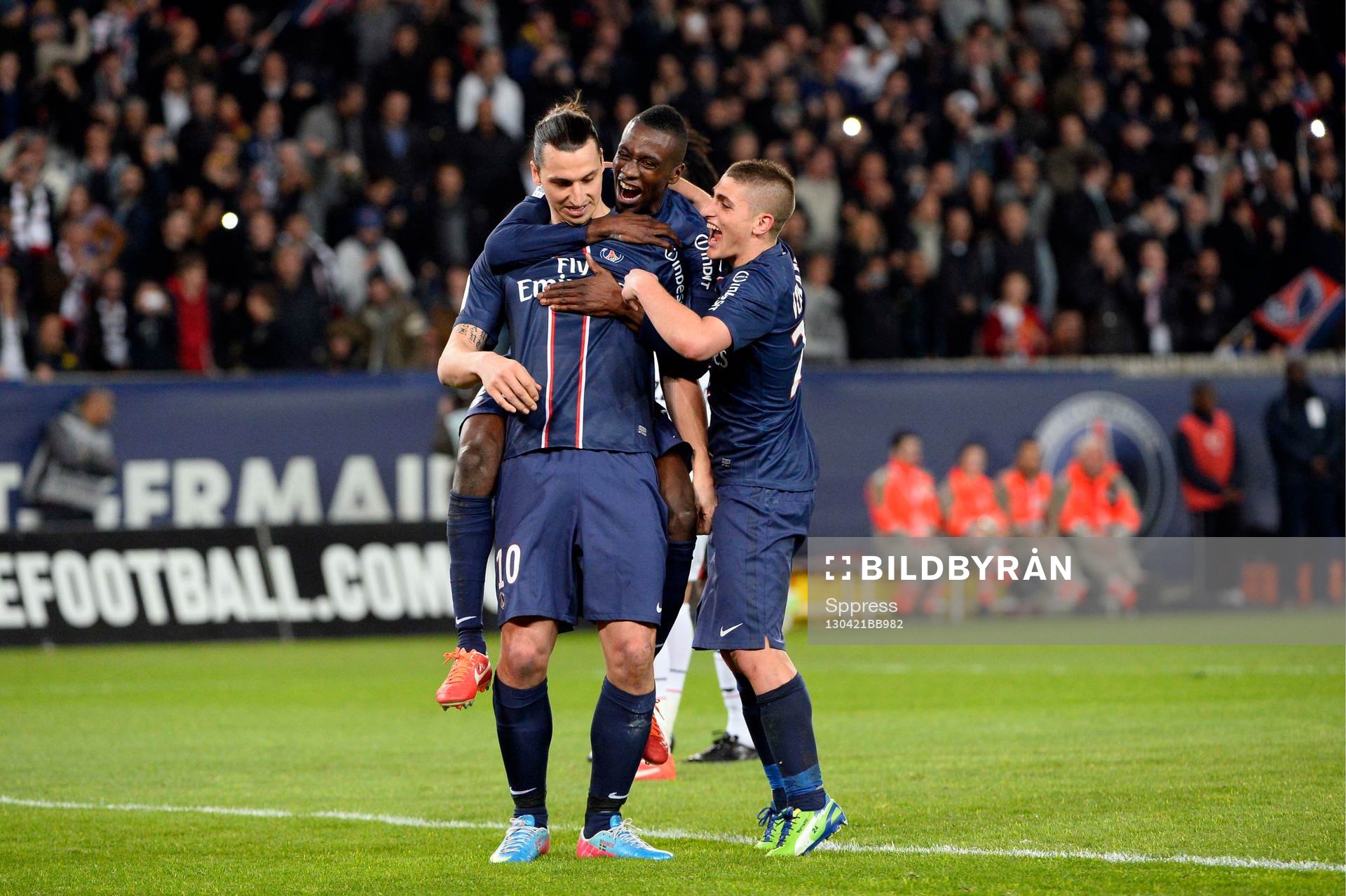 Zlatan IBRAHIMOVIC / Blaise MATUIDI / Marco VERRATTI -