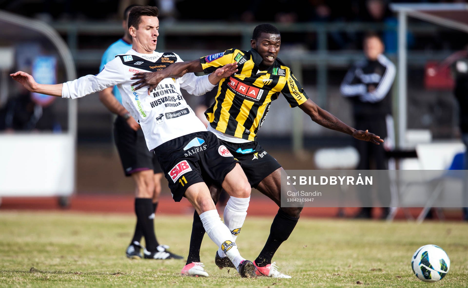 Närkamp mellan Haris Radetinac, Mjällby, och Dioh