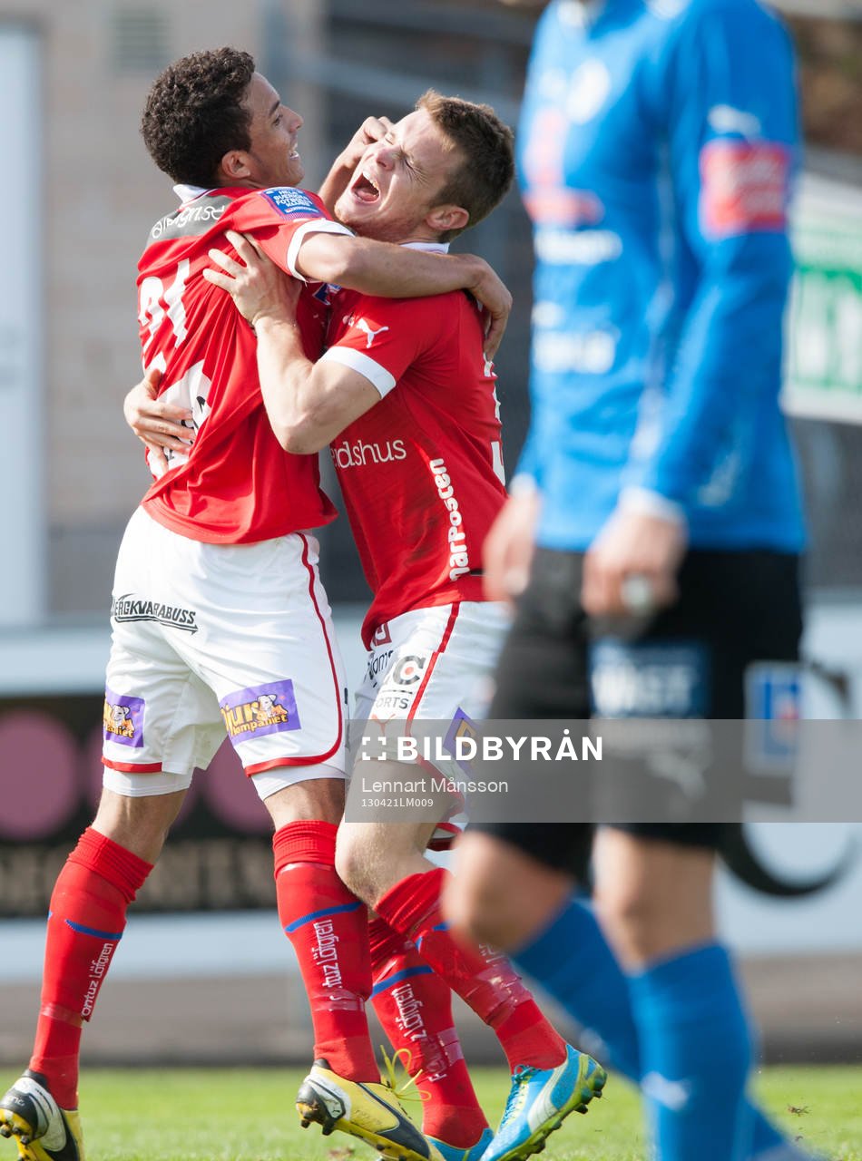 1-1, Ismael Silva Lima, Kalmar, som grattas av Måns