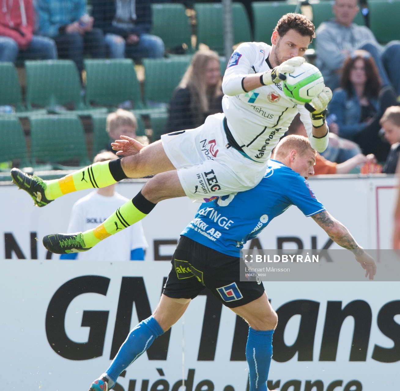Etrit Berisha, målvakt, Kalmar och Gudjon Baldvinsson,