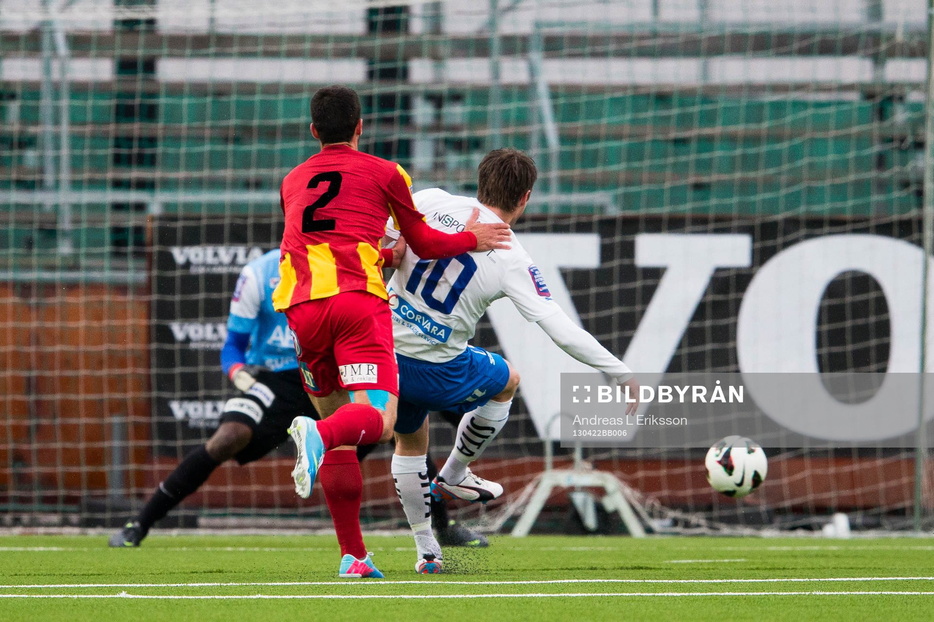 Gunnar Heidar Thorvaldsson kvitterar för Norrköping, 1-1,
