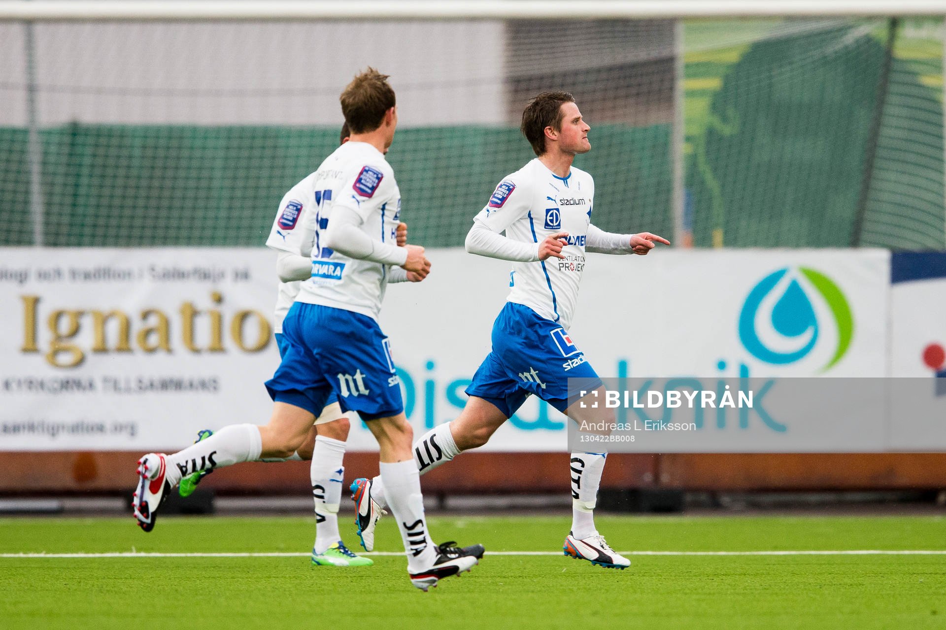 Gunnar Heidar Thorvaldsson kvitterar för Norrköping, 1-1