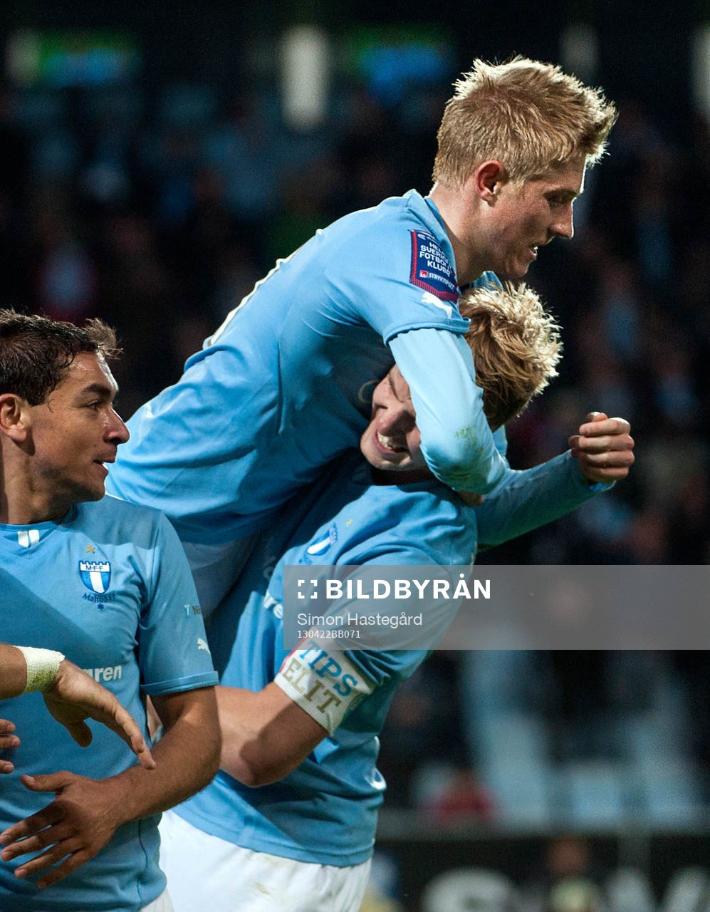 Simon Kroon, Malmö, jublar