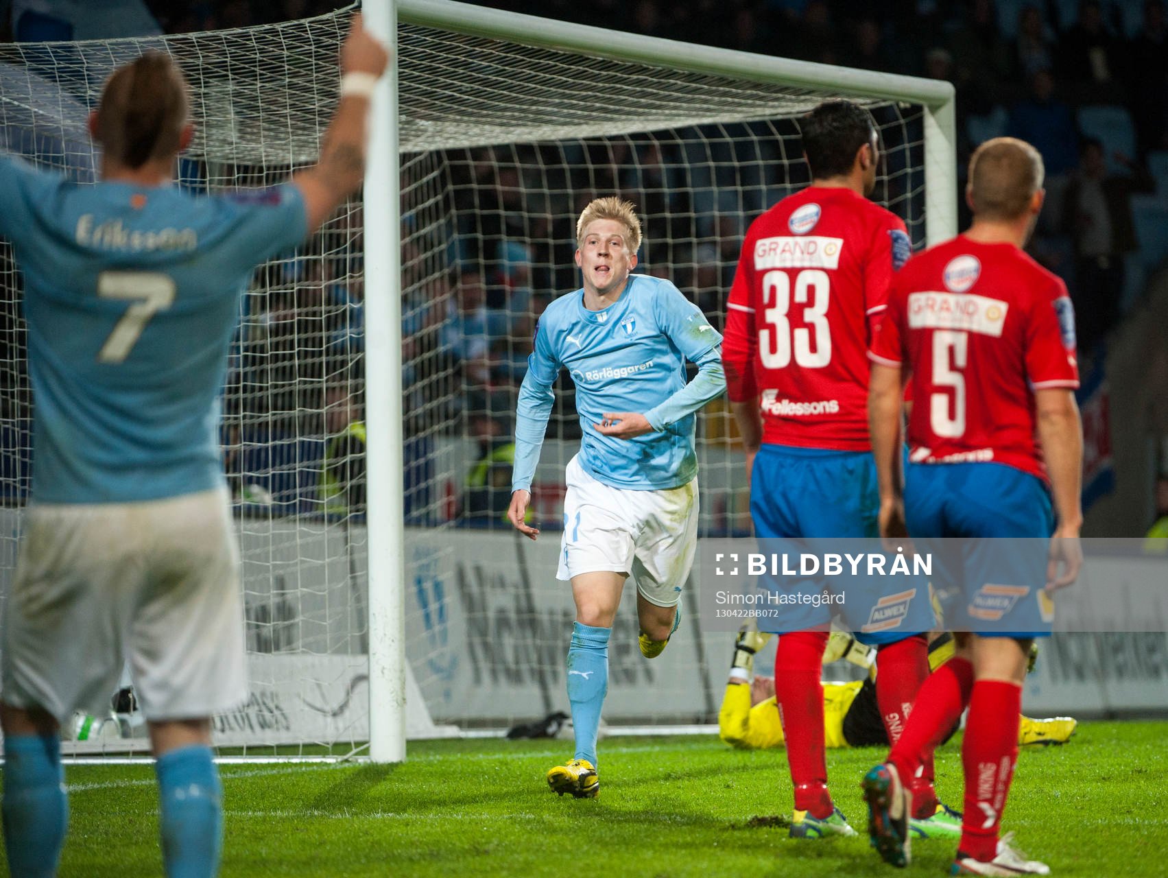 Simon Kroon, Malmö, jublar