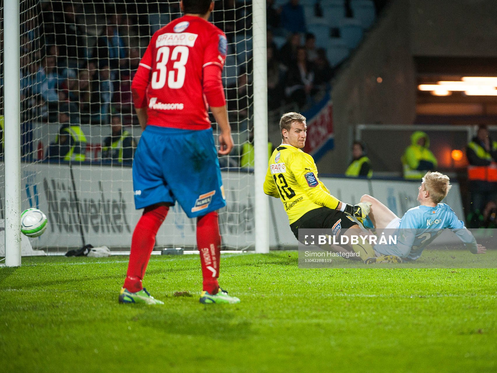 Simon Kroon, Malmö, gör sitt första allsvenska mål