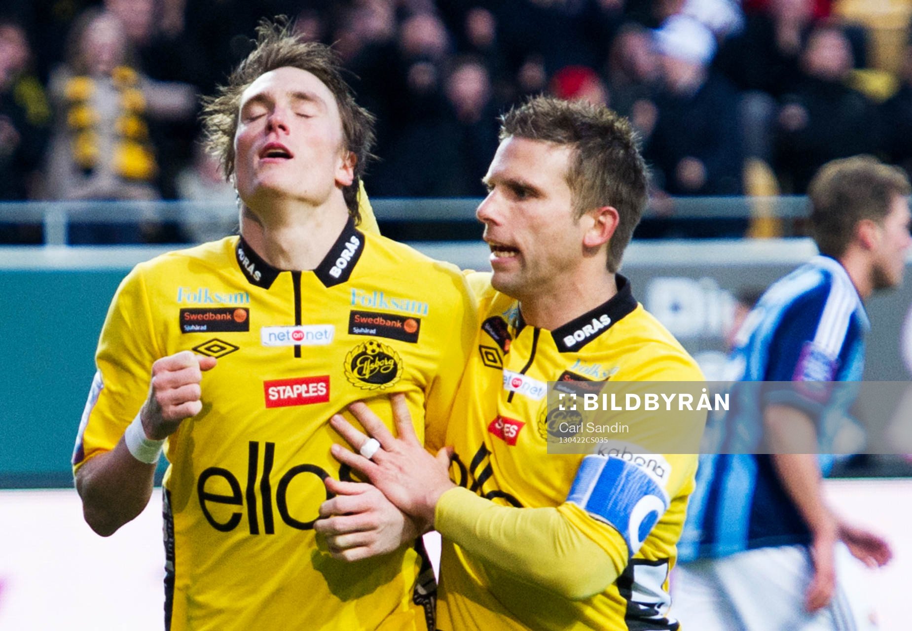 Lasse Nilsson, Elfsborg, andas ut och jublar