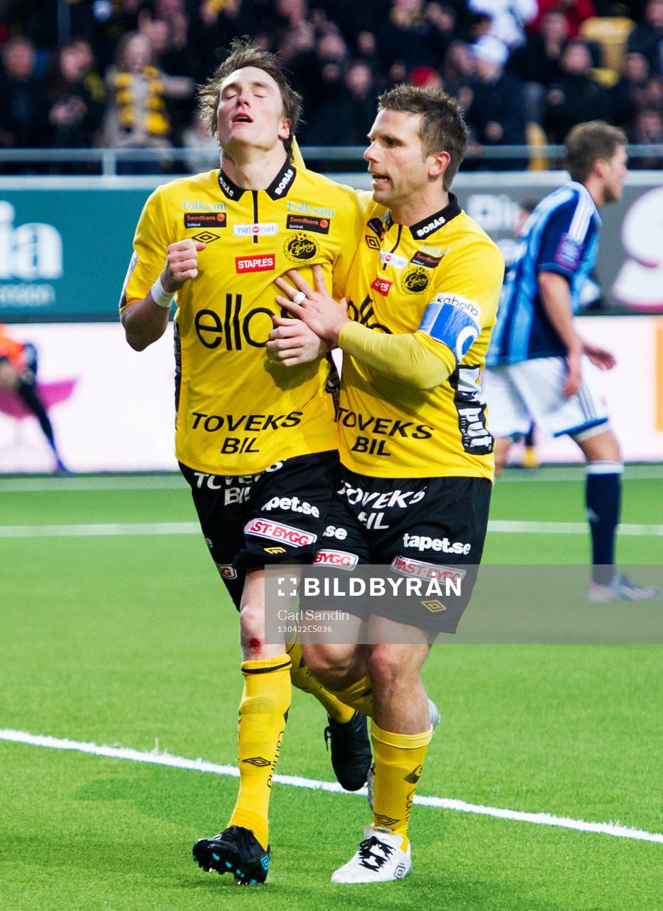 Lasse Nilsson, Elfsborg, andas ut och jublar