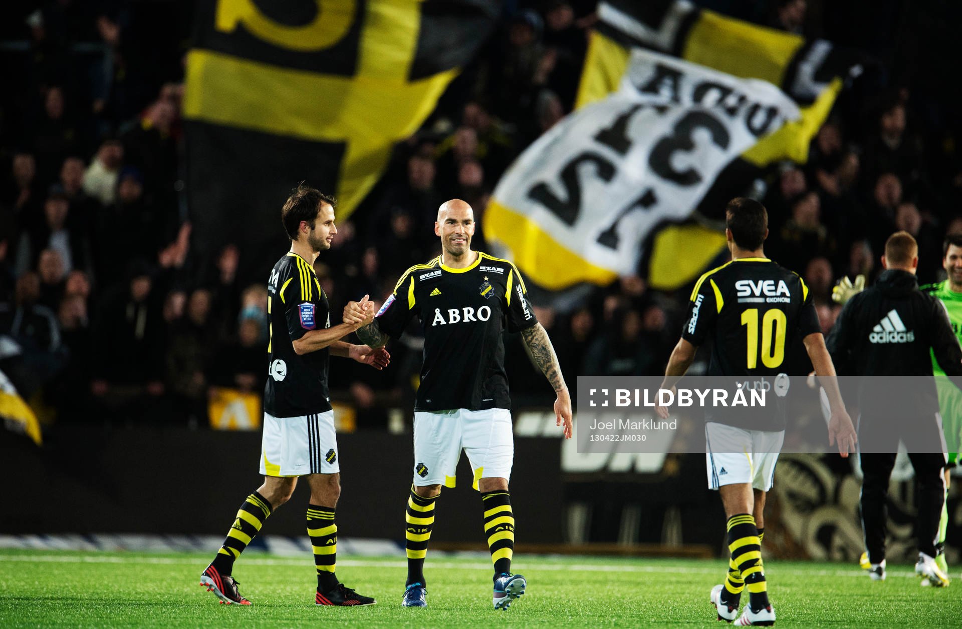 Helgi Danielsson och Daniel Majstorovic, AIK