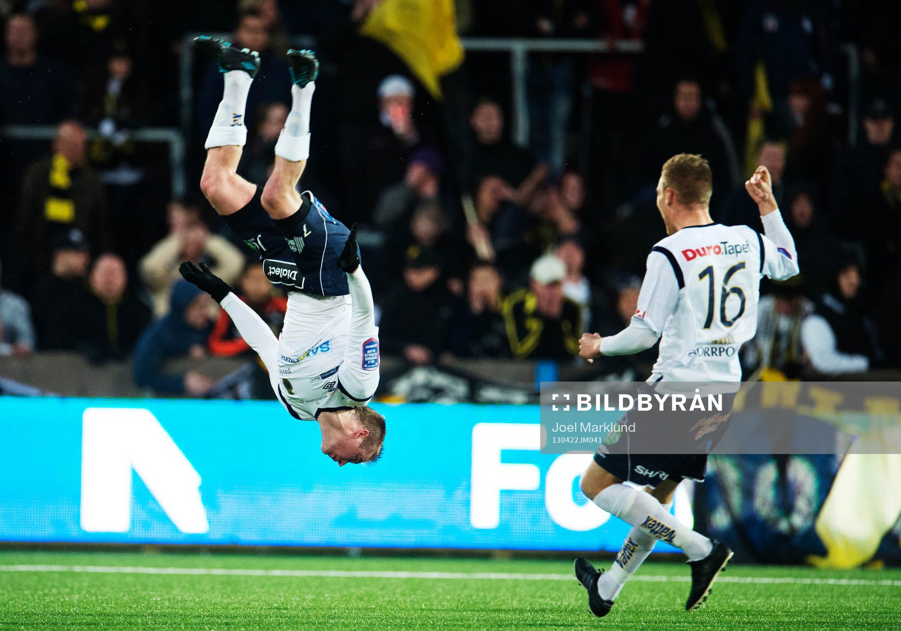 Alexander Faltsetas och David Fällman, Gefle, jublar