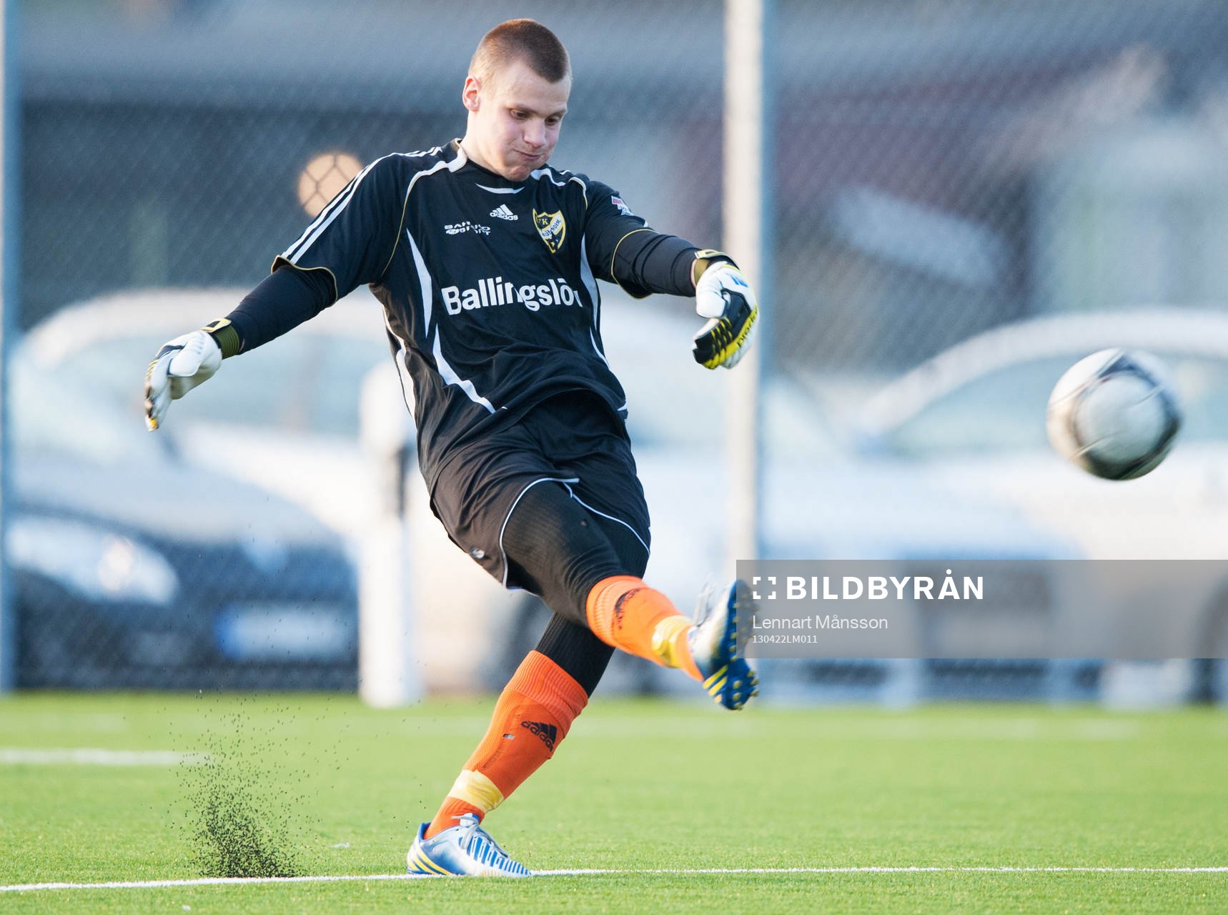 Fotboll, reservlagsserien, IFK Hässleholm - Hässleholms IF: Simon Rittbo, målvakt, Hässleholm