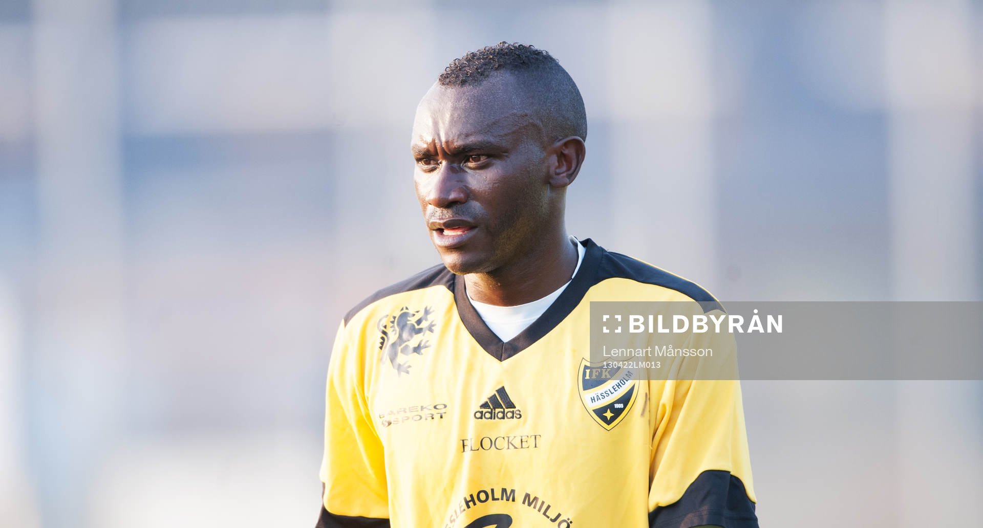 Fotboll, reservlagsserien, IFK Hässleholm - Hässleholms IF: Denis Masumboko, Hässleholm