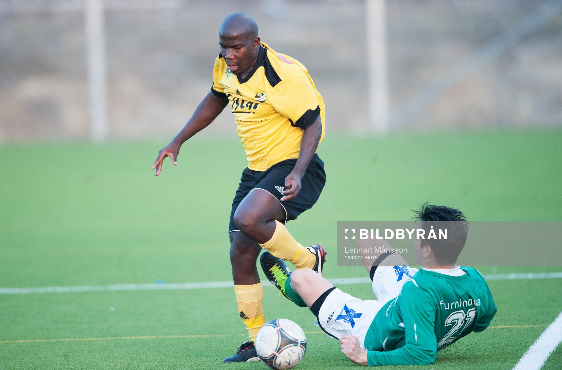 Fotboll, reservlagsserien, IFK Hässleholm - Hässleholms IF: Andile Xaba, Hässleholm