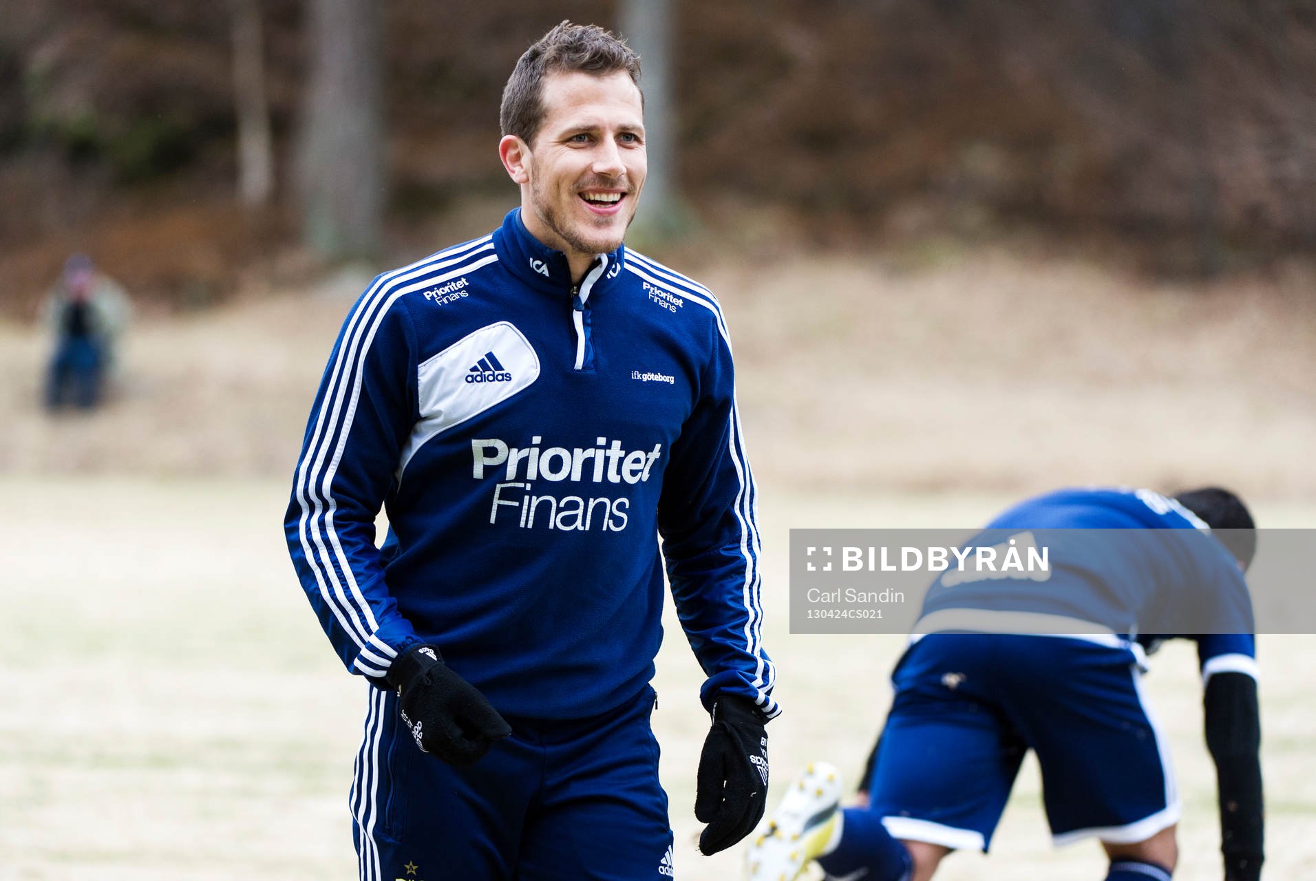 En glad Tobias Hysén, IFK Göteborg