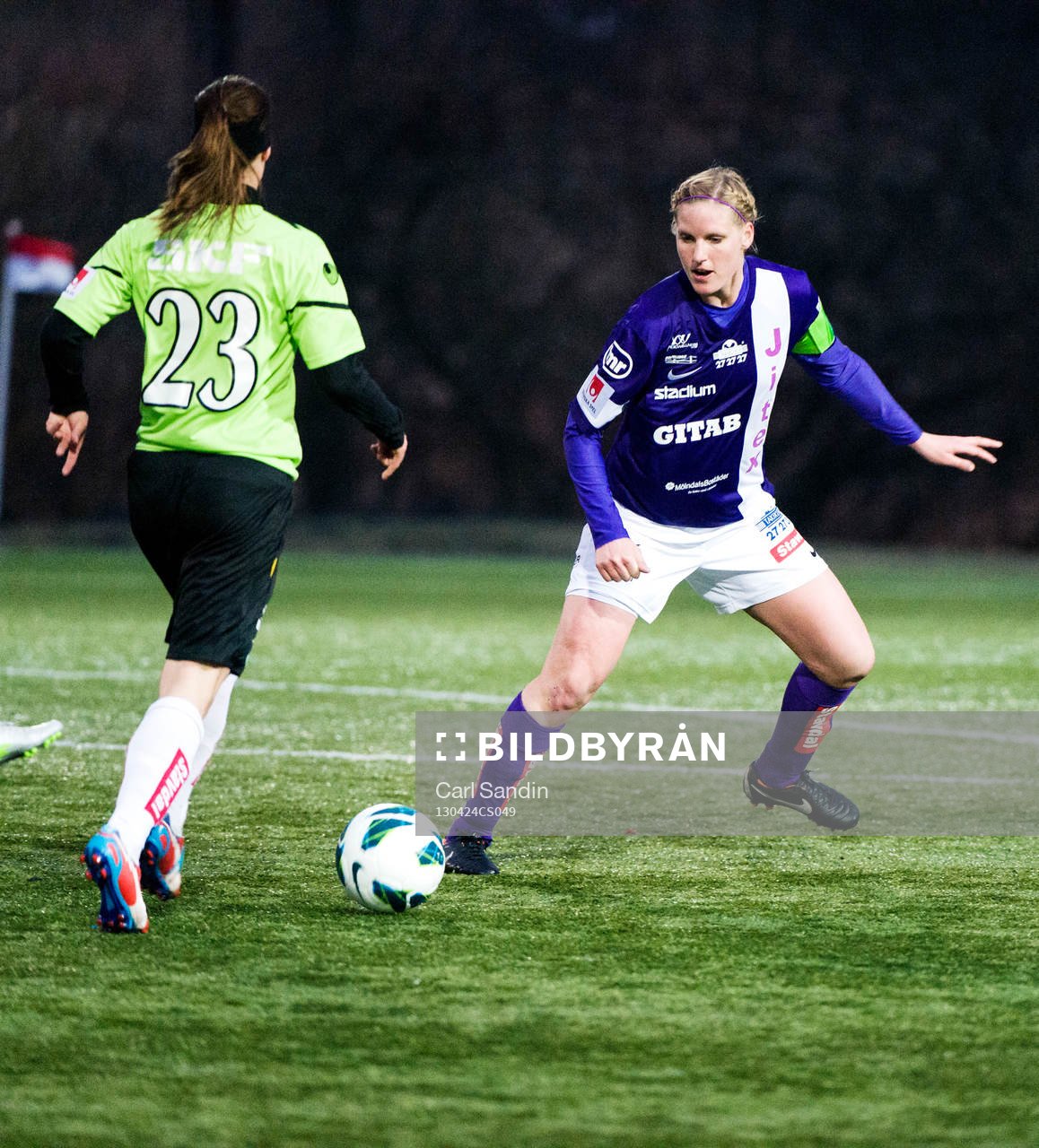 Fotboll, Damallsvenskan, Jitex - Kopparbergs Göteborg: Sofia Karlsson,  Jitex.