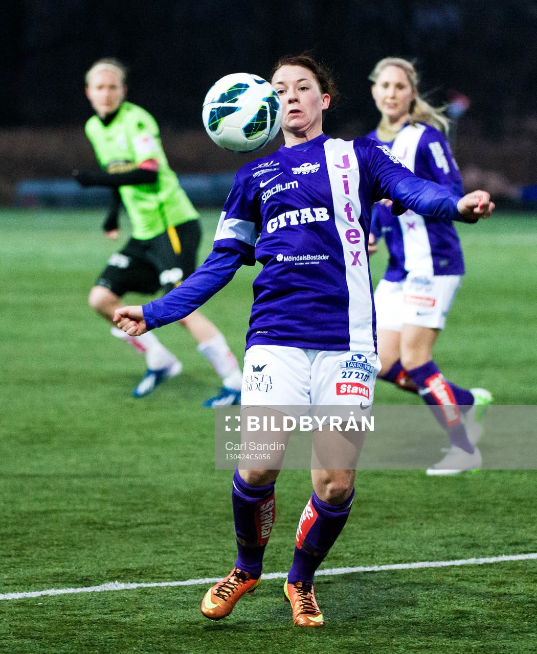 Fotboll, Damallsvenskan, Jitex - Kopparbergs Göteborg: Malin Fors, Jitex.