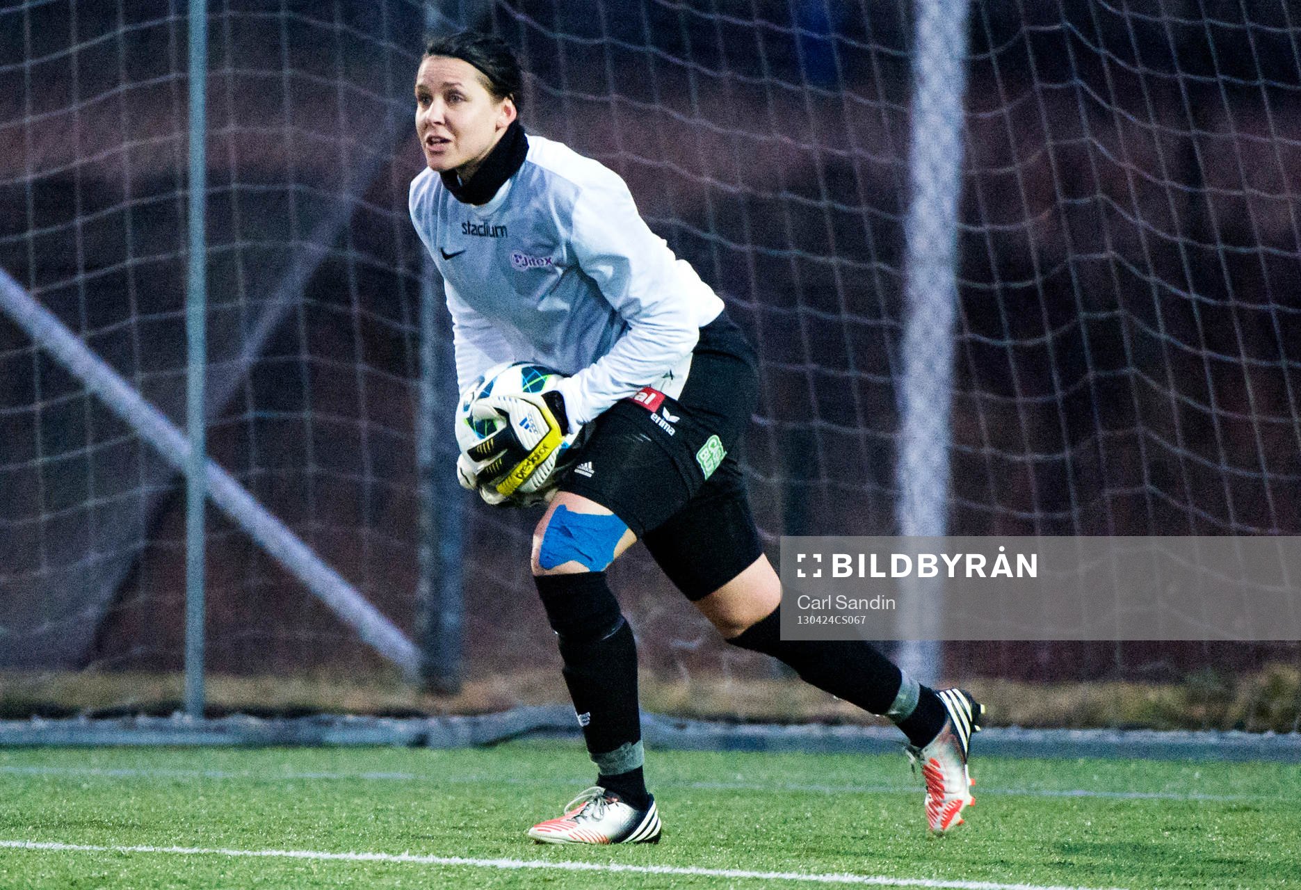 Fotboll, Damallsvenskan, Jitex - Kopparbergs Göteborg: Jitex målvakt Minna Meriluoto.