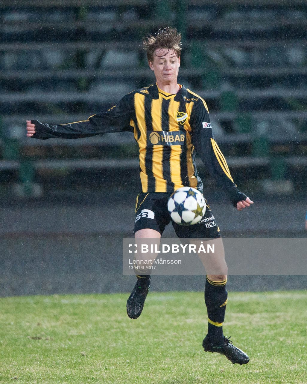 Fotboll, DM, IFK Hässleholm - Nydala: Axel Harletun, Hässleholm