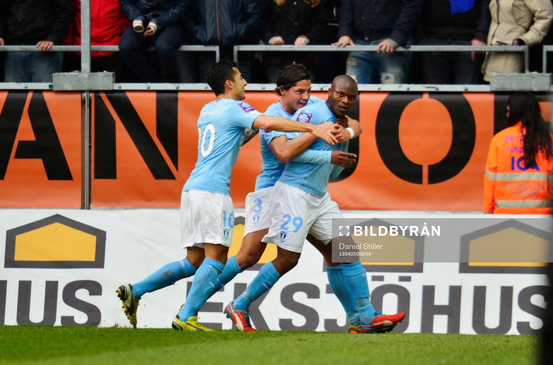 Jiloan Hamad, Miiko Albornoz, Tokelo Rantie, Malmö FF,