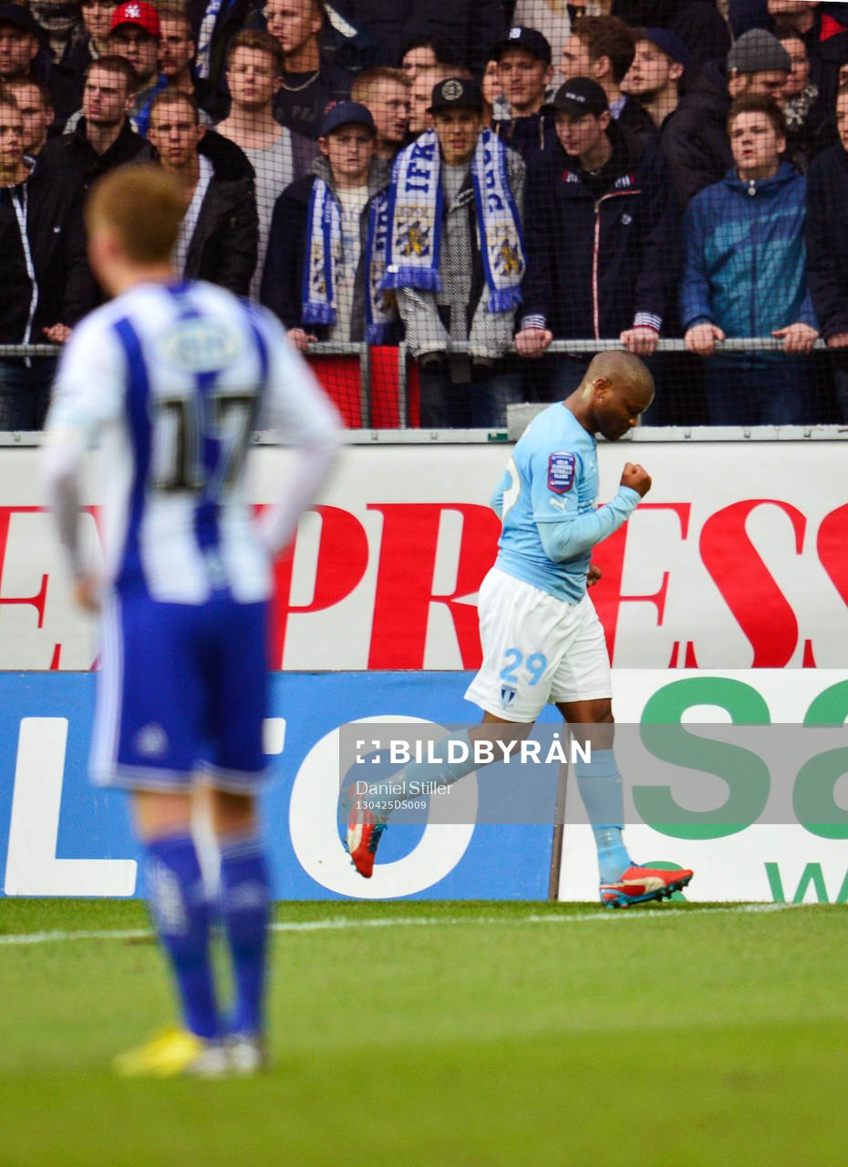 Tokelo Rantie, Malmö FF, jublar