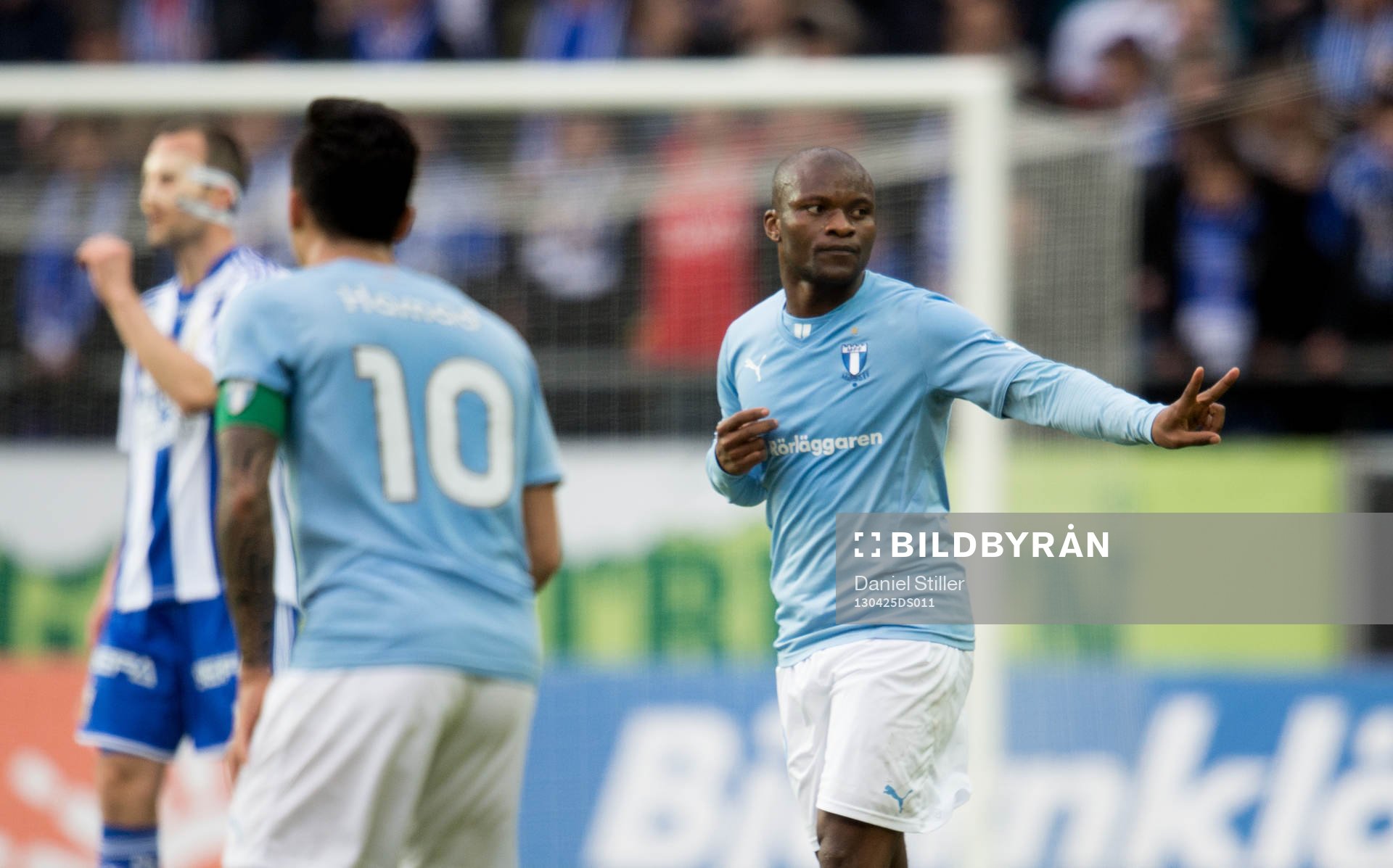 Tokelo Rantie, Malmö FF, gör 0-1