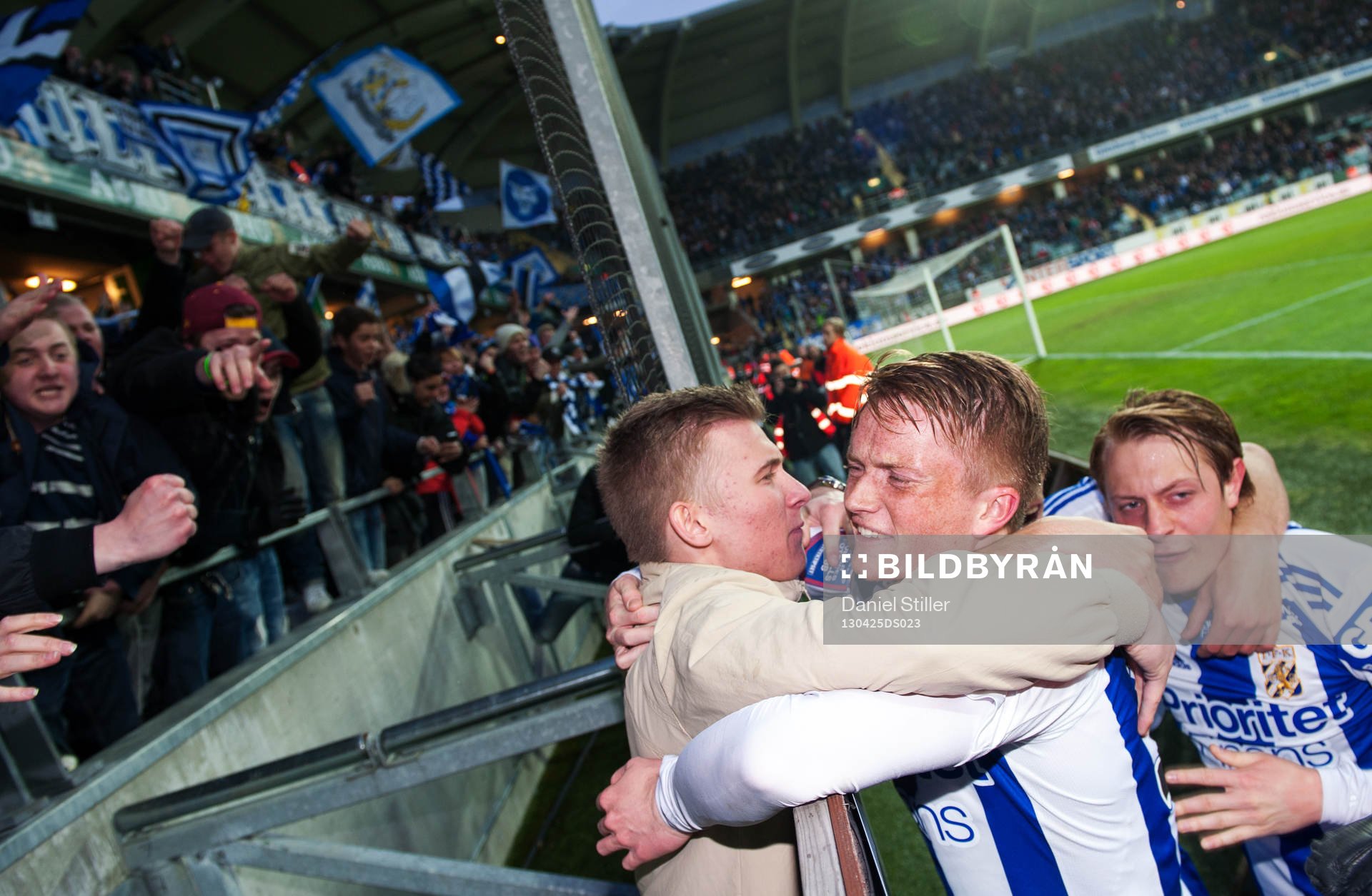 Sam Larsson gör 1-1 för IFK Göteborg i sista