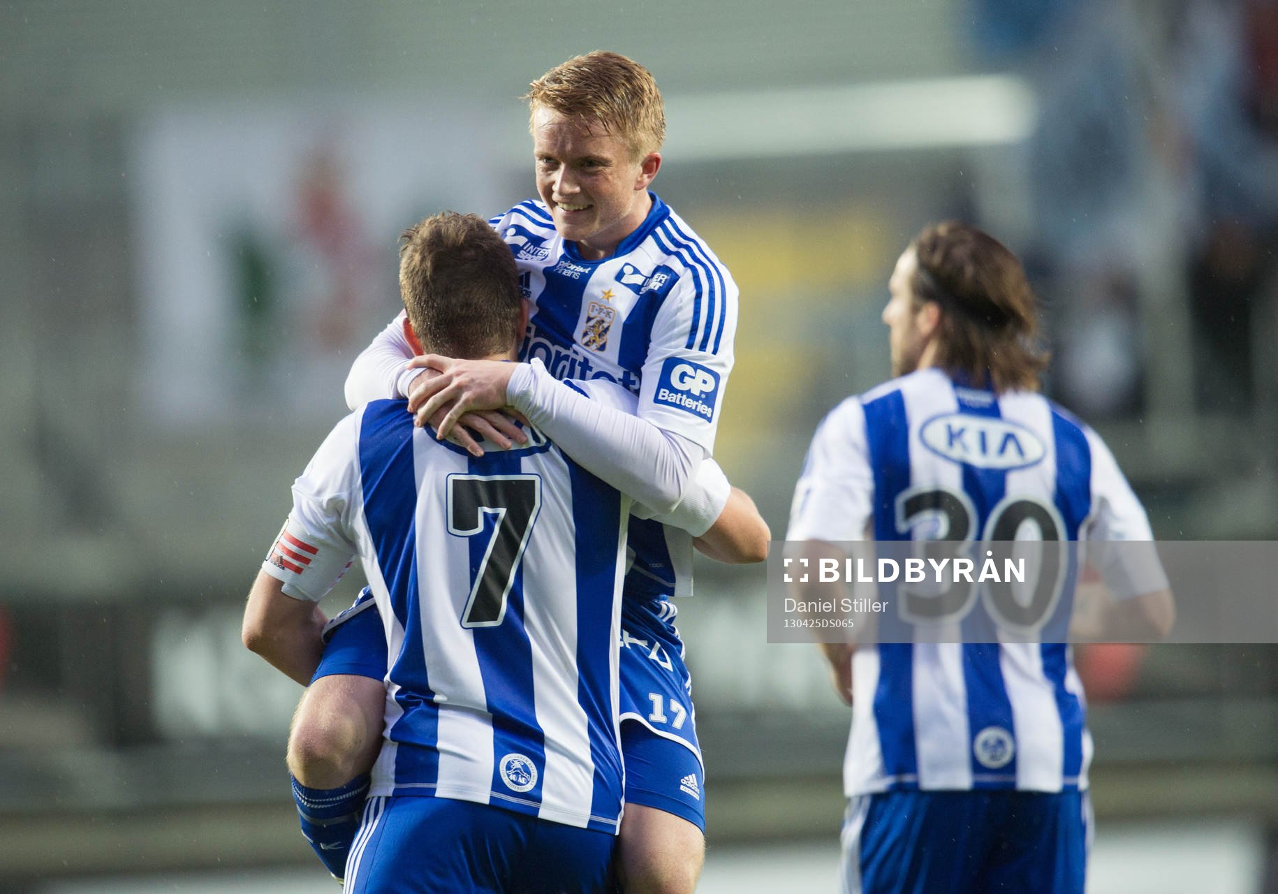 Sam Larsson, IFK Göteborg, jublar