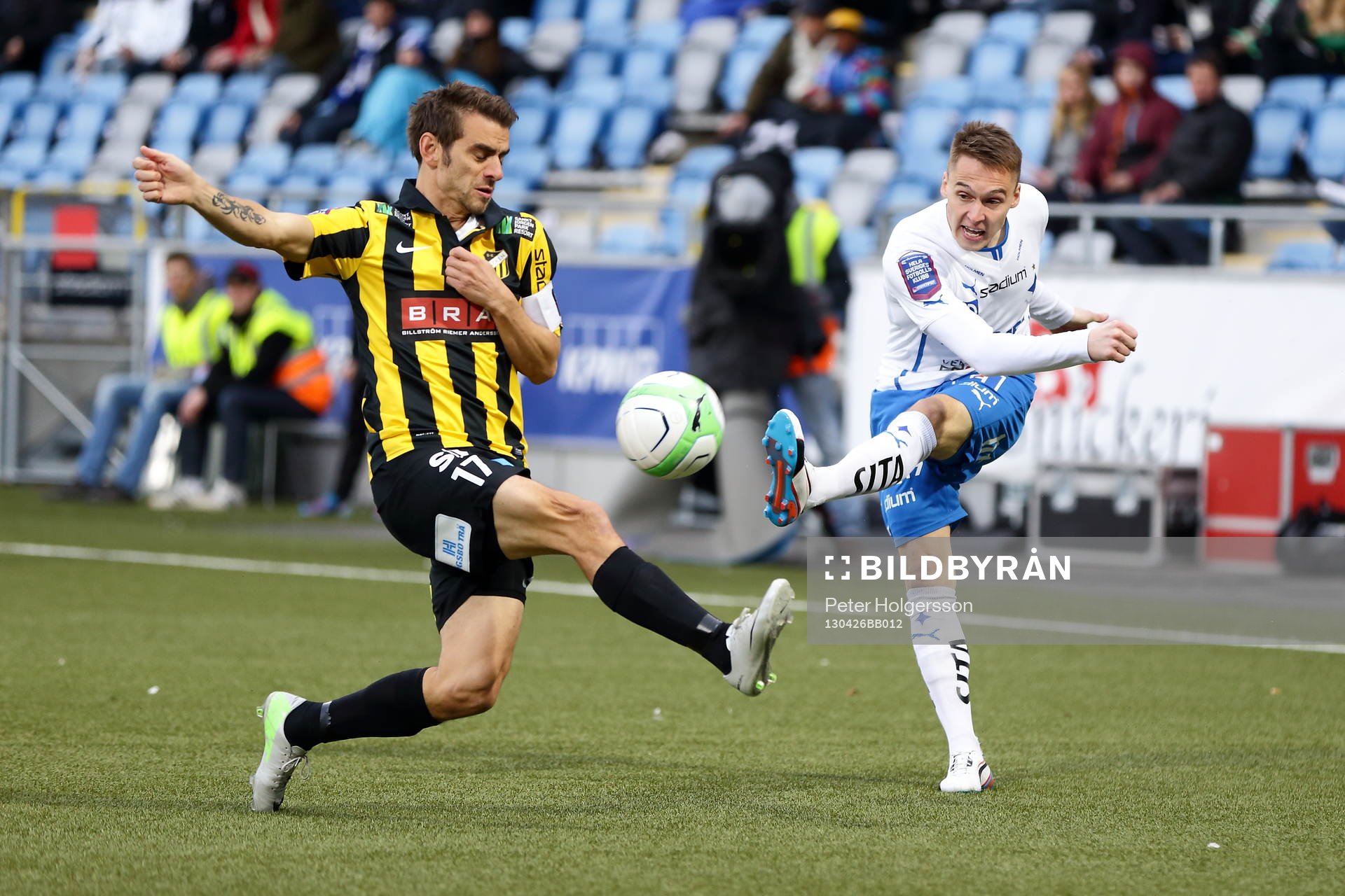 Björn Anklev, Häcken, och Siim Luts, Norrköping