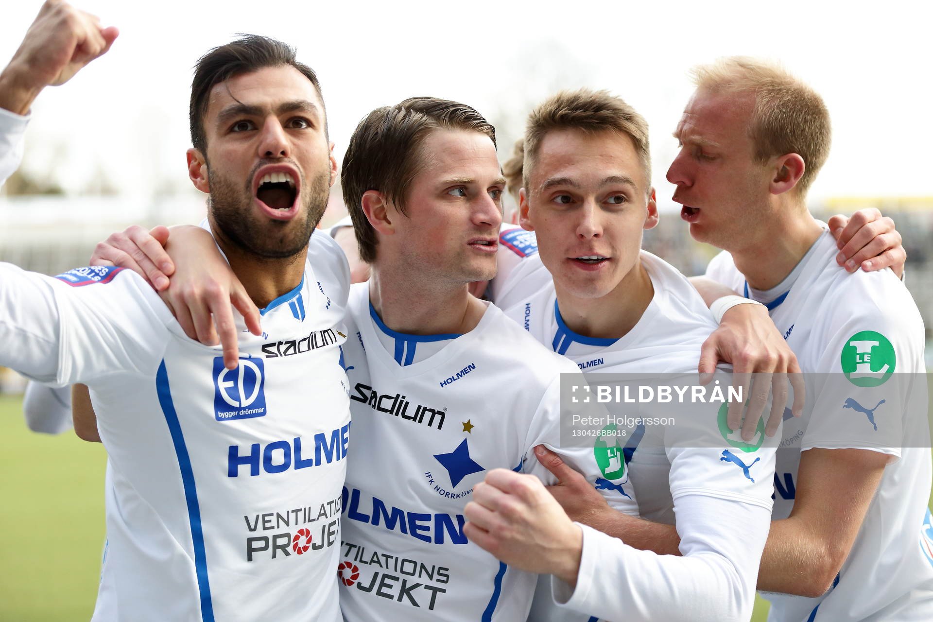 Imad Khalili (V), Norrköping, jublar